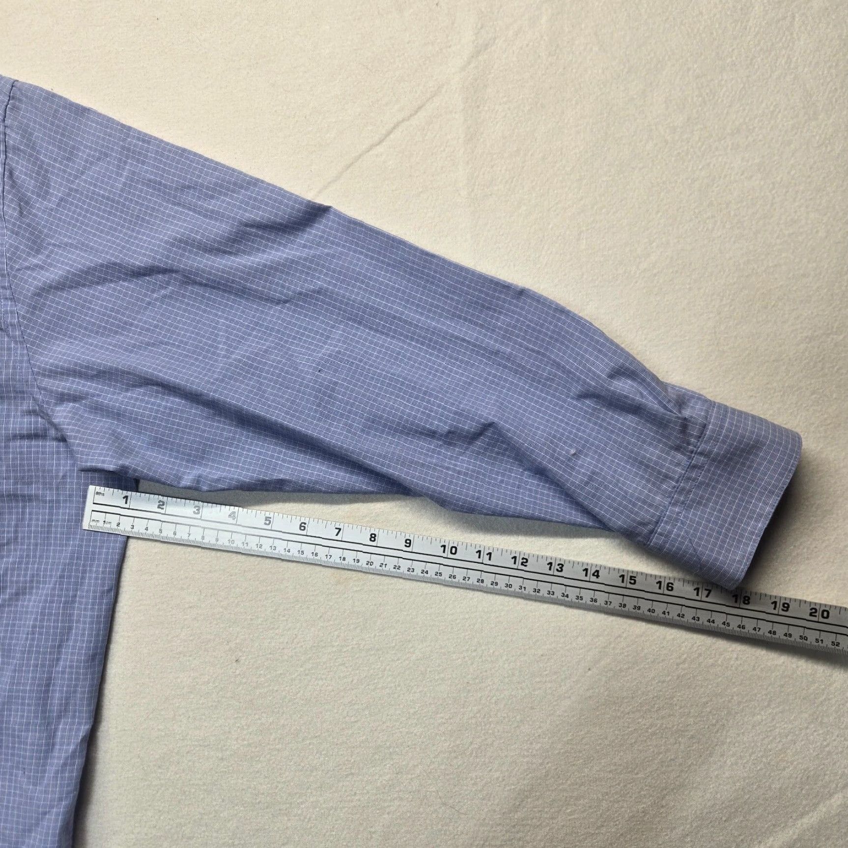 Alexander Julian Alexander Julian Shirt Check Blue 2XL Men Adult Long Sleeve Button-Up Collared Colourful Classic Business Casual Travel Cotton Size US XXL / EU 58 / 5 - 5 Thumbnail