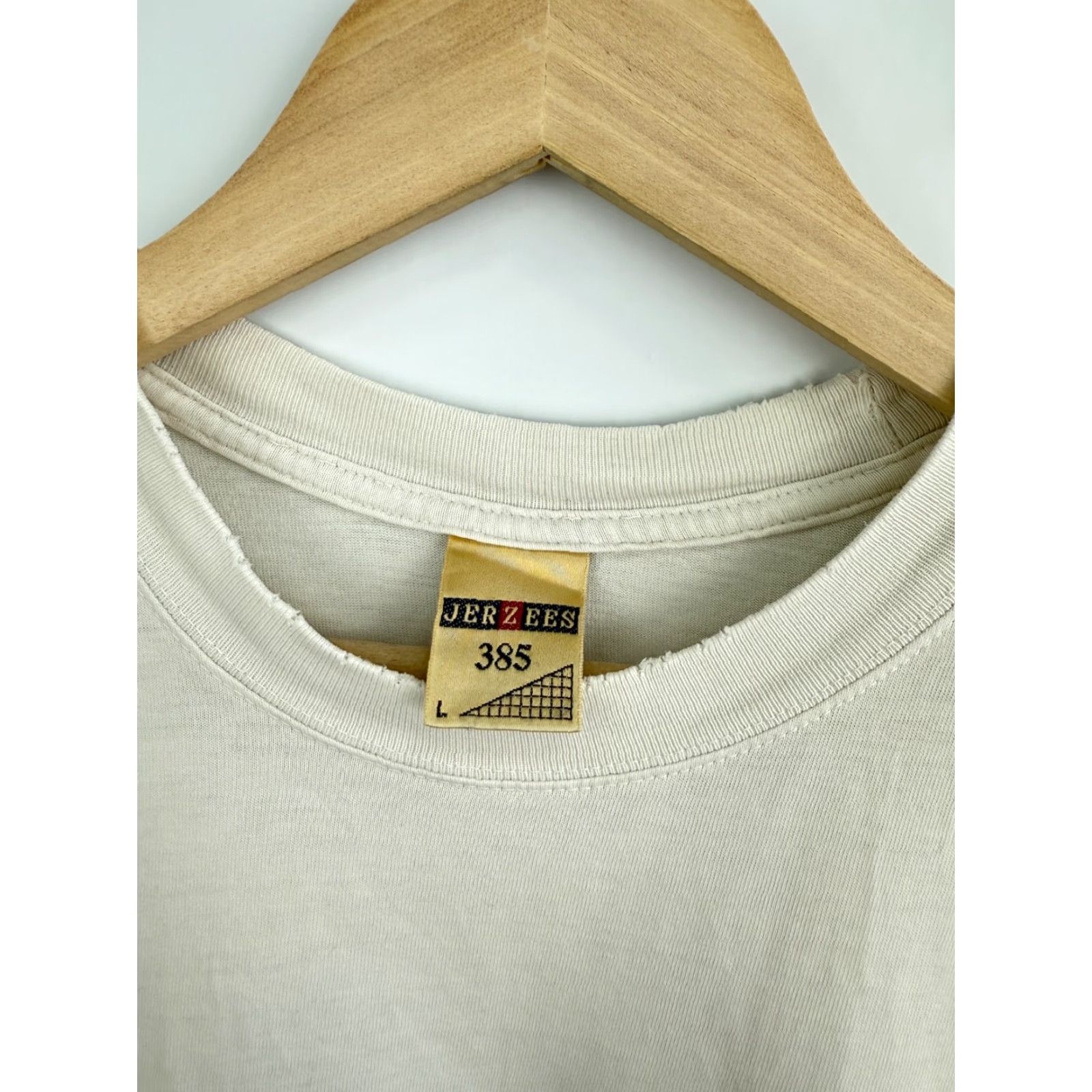 Jerzees VINTAGE Breitling Emergency Swiss Switzerland T-Shirt Size L White 90s Mens Shirt Size US L / EU 52-54 / 3 - 6 Thumbnail