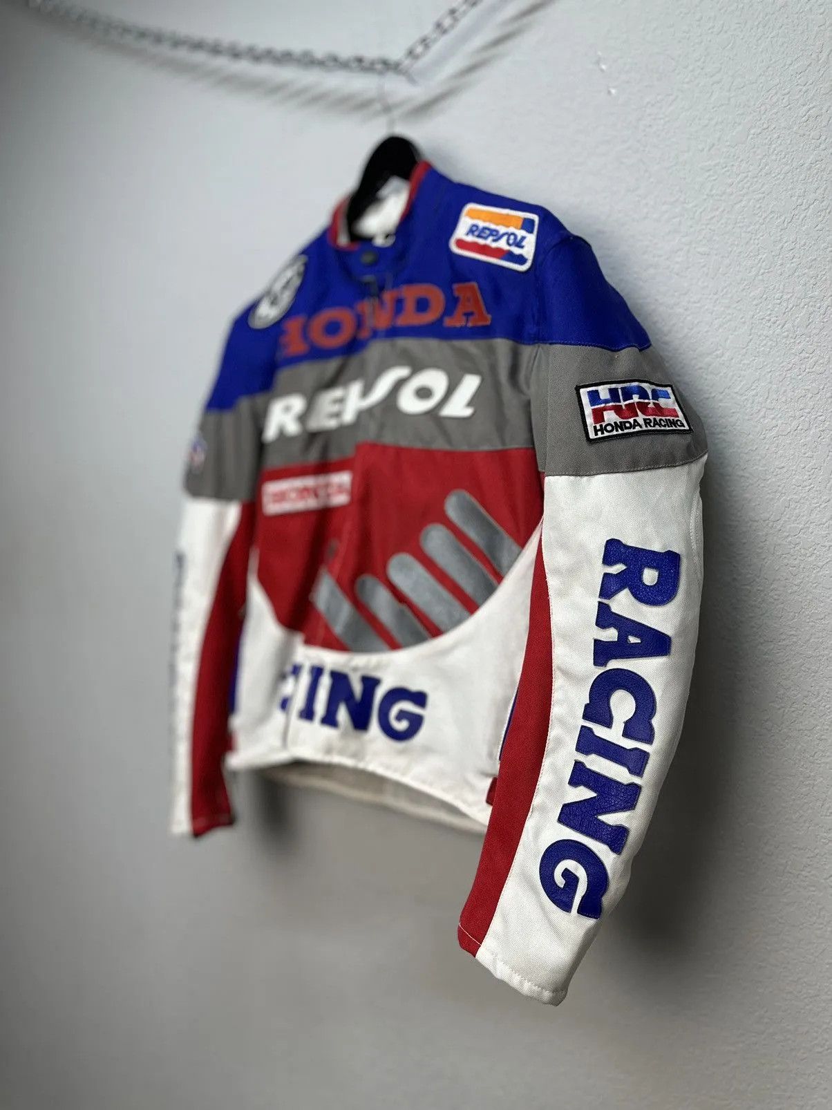 Honda Vintage Leather Jacket Honda Marlboro Red Bull NASCAR Moto Size US S / EU 44-46 / 1 - 4 Thumbnail