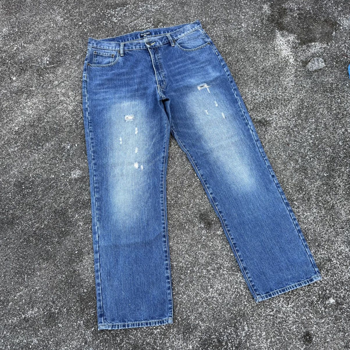 Japanese Brand VINTAGE AMORE DENIM RIPPEP JEAN PANTS Size US 38 / EU 54 - 2 Thumbnail