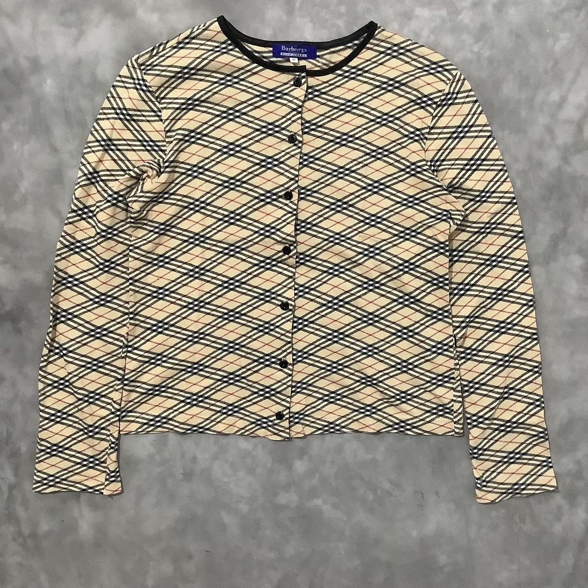 Burberry × Designer Burberry Nova Check Long Slevee Vintage Style Size M / US 6-8 / IT 42-44 - 1 Thumbnail