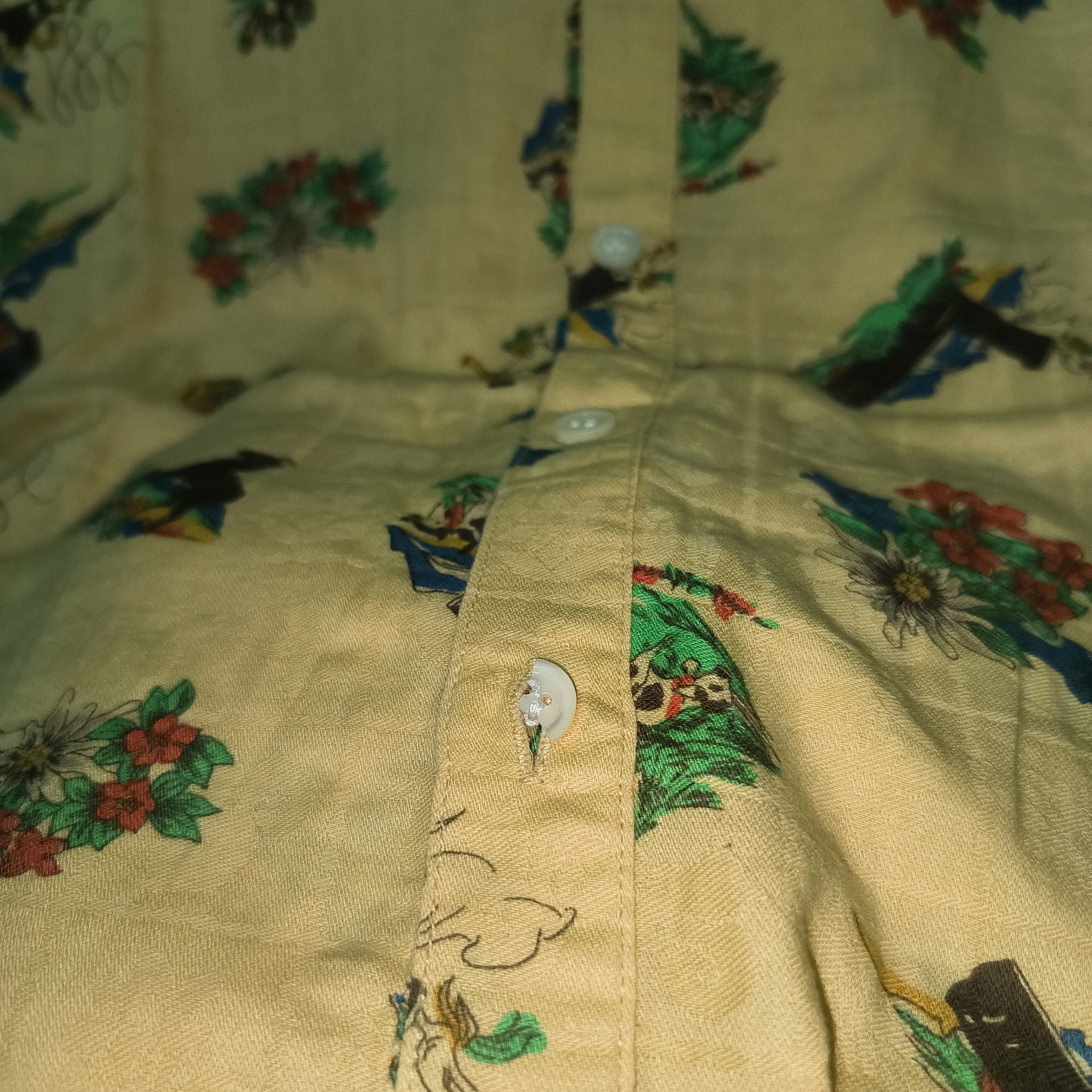 Issey Miyake × Ne-Net Nenet Issey Miyake Art Button Shirts Size US S / EU 44-46 / 1 - 3 Thumbnail