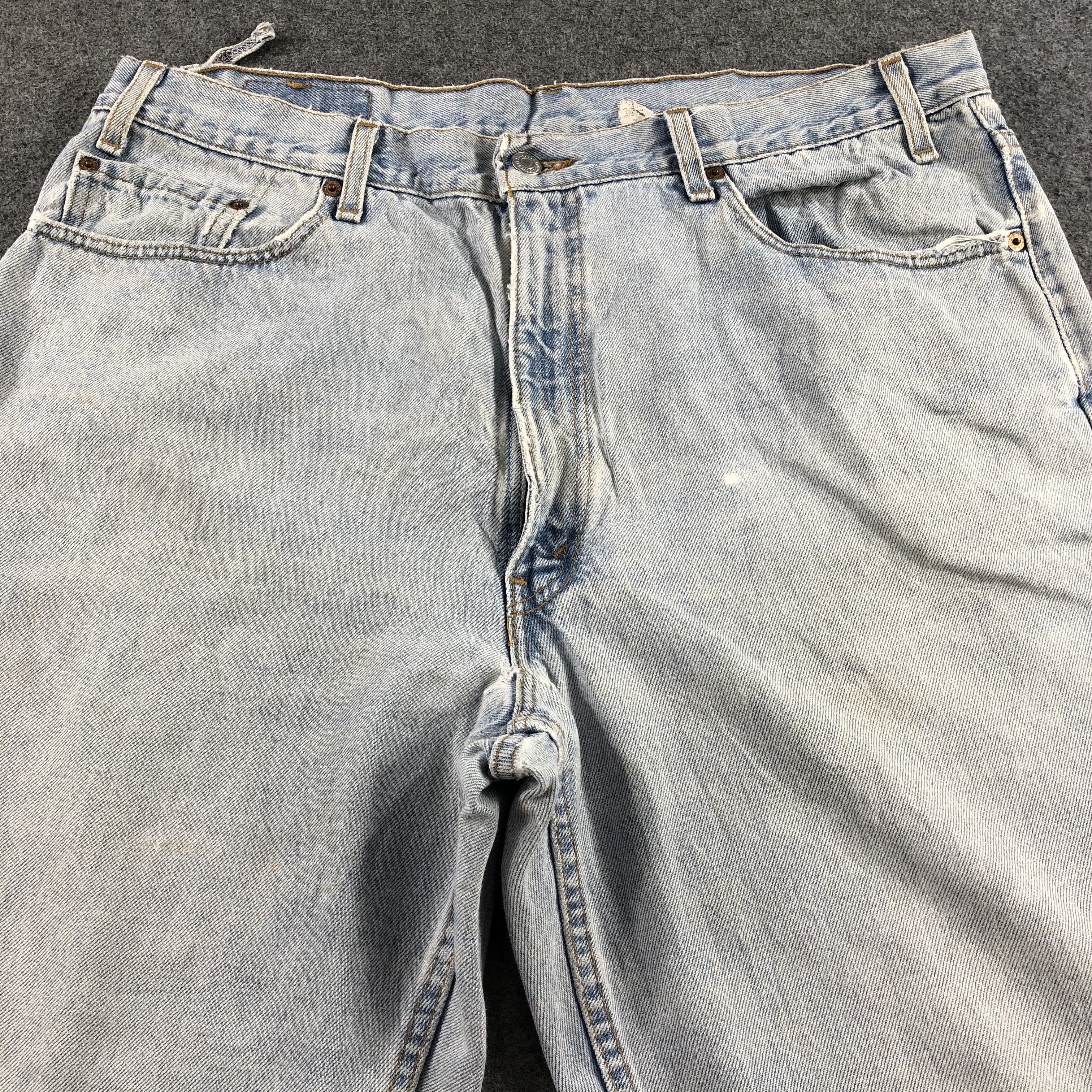 Levi's Vintage 90s Light Wash Levis 550 Jeans-J2331 Size US 38 / EU 54 - 3 Thumbnail