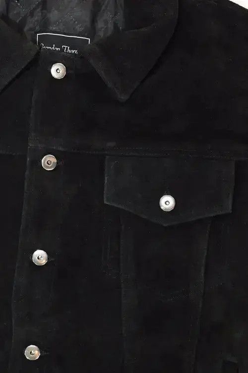 Other Suede Trucker Jacket Black Size US S / EU 44-46 / 1 - 3 Thumbnail