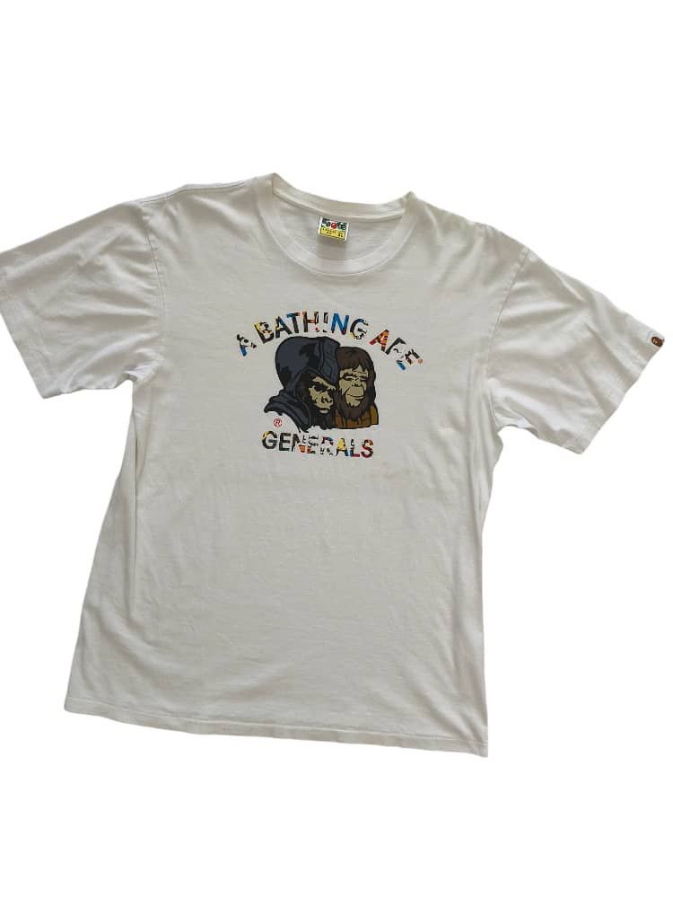 Bape A Bathing Ape Generals Tee Size US L / EU 52-54 / 3 - 1 Thumbnail