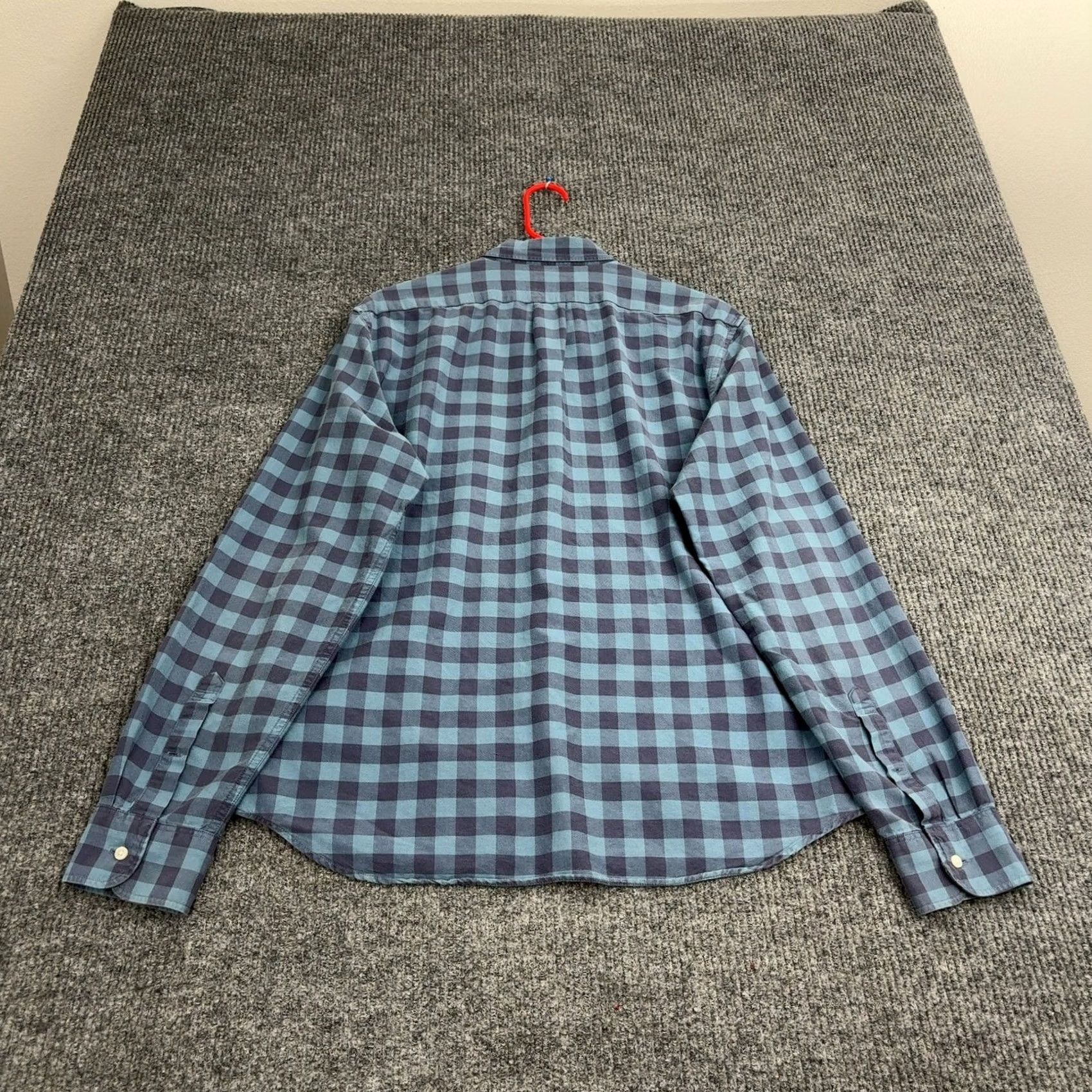 J.Crew J.CREW Button-Up Mens L Blue Cotton Gingham Check Slim Fit Oxford Casual Style Size US L / EU 52-54 / 3 - 7 Thumbnail
