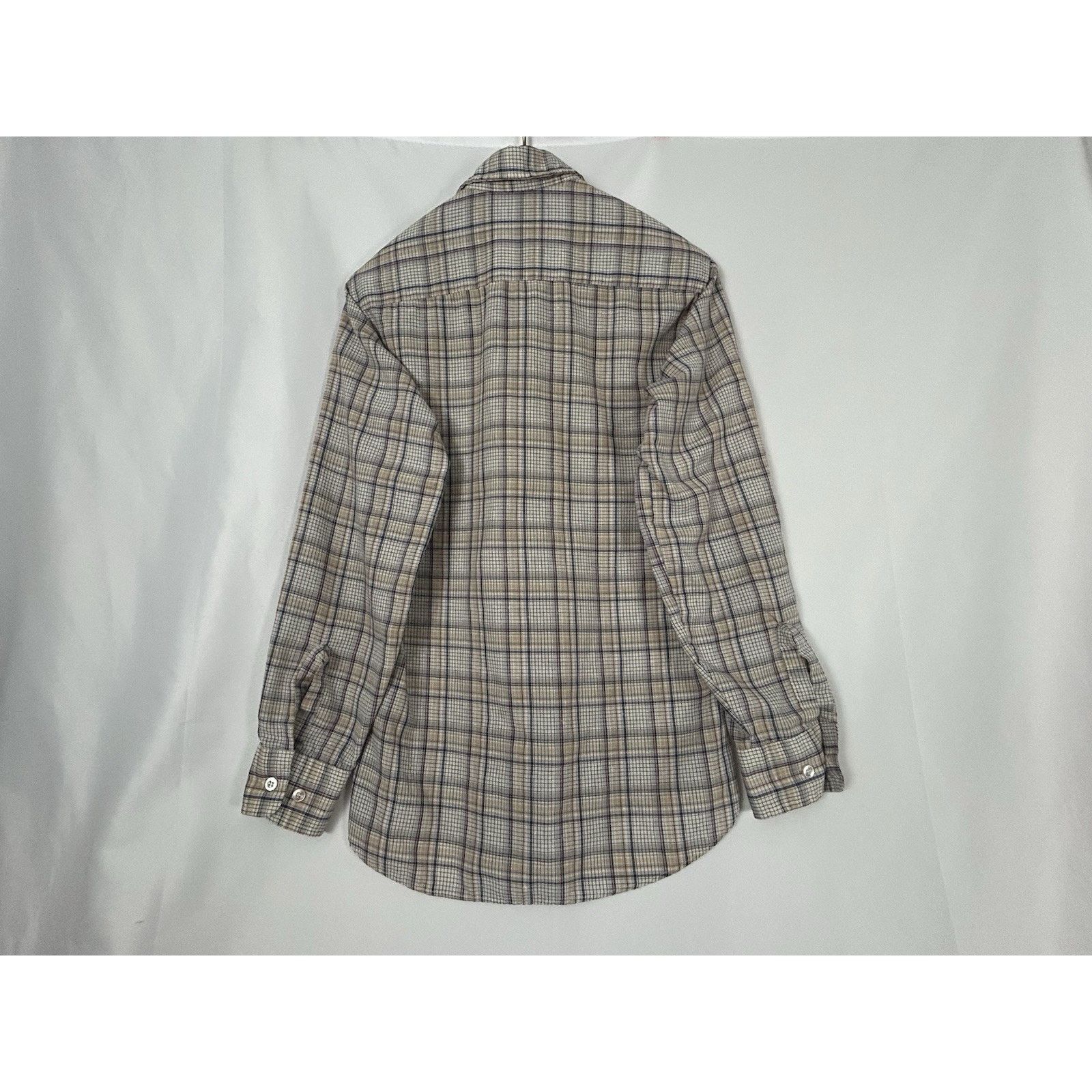 Levi's VTG Levis Mens M Plaid Button Up Long Sleeve Shirt White Tab Size US M / EU 48-50 / 2 - 5 Thumbnail