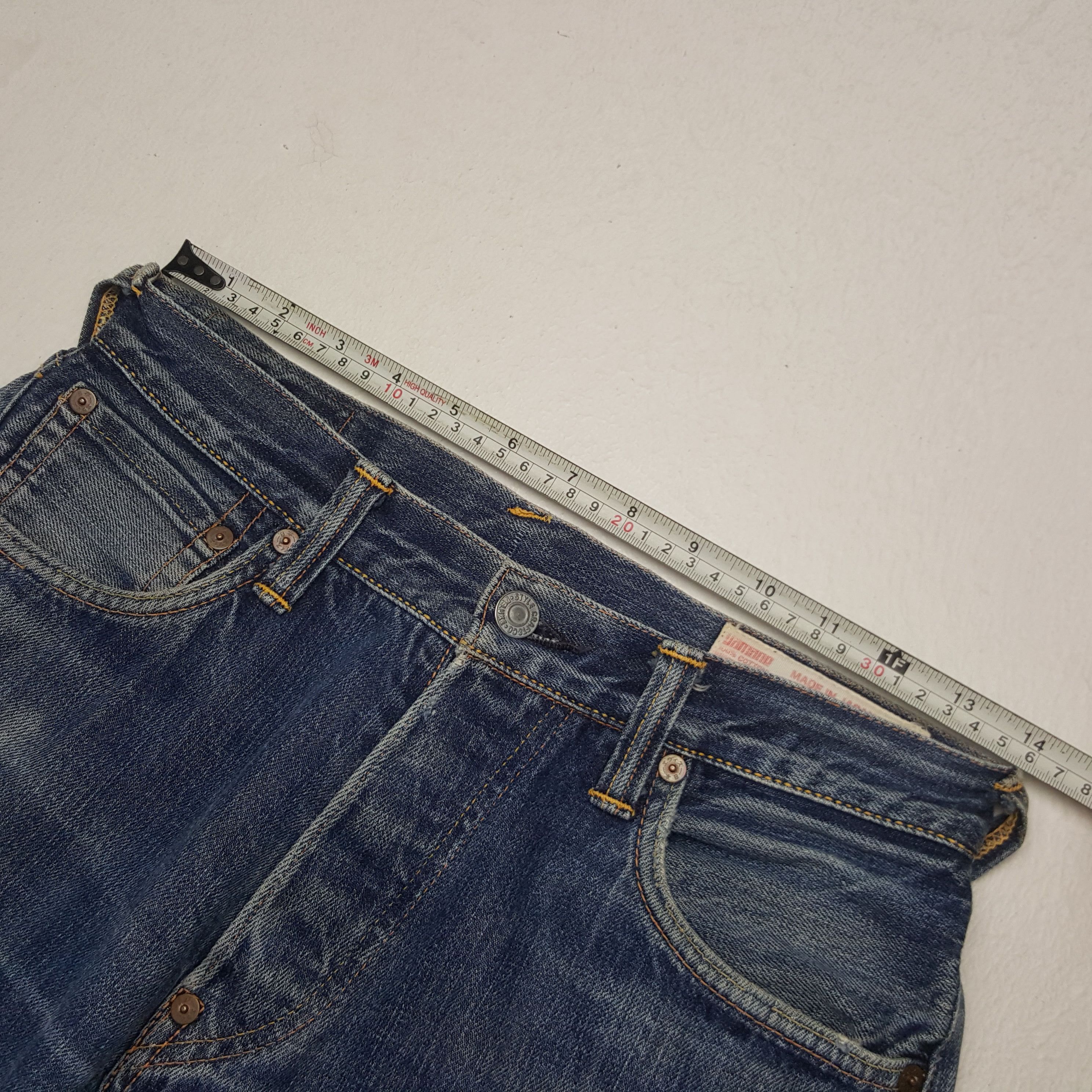 Evisu × Vintage Vintage Evisu Yamane Custom Daicock Art Denim Jeans Size US 28 / EU 44 - 7 Thumbnail