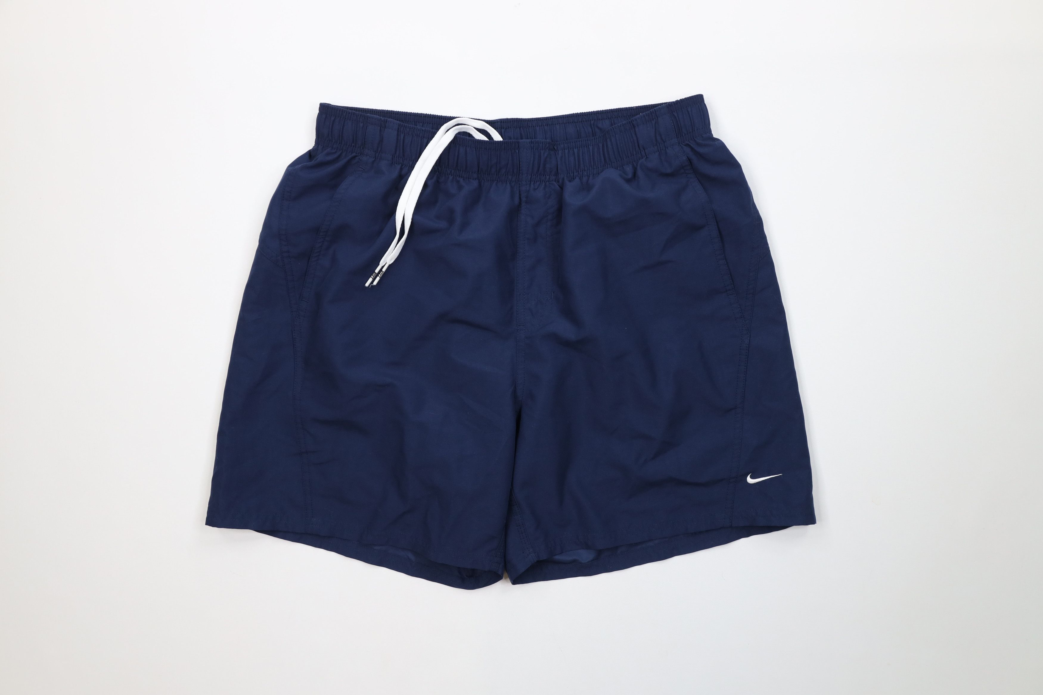 Nike Vintage Nike Swim Scott Mini Swoosh Lined Above Knee Shorts Size US 34 / EU 50 - 1 Thumbnail