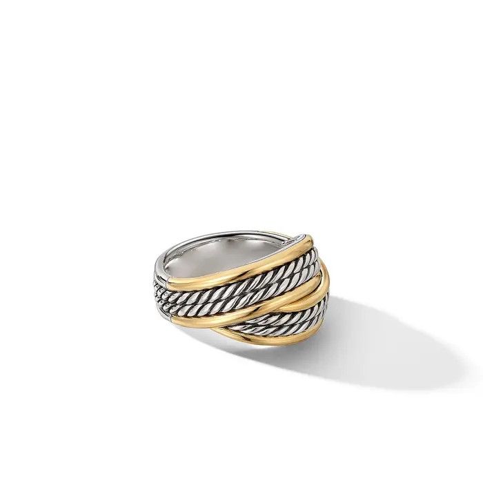 David Yurman o1s1wg111025 R16710 / Size 9 / Dy Origami Ring in Silver Size ONE SIZE - 1 Thumbnail