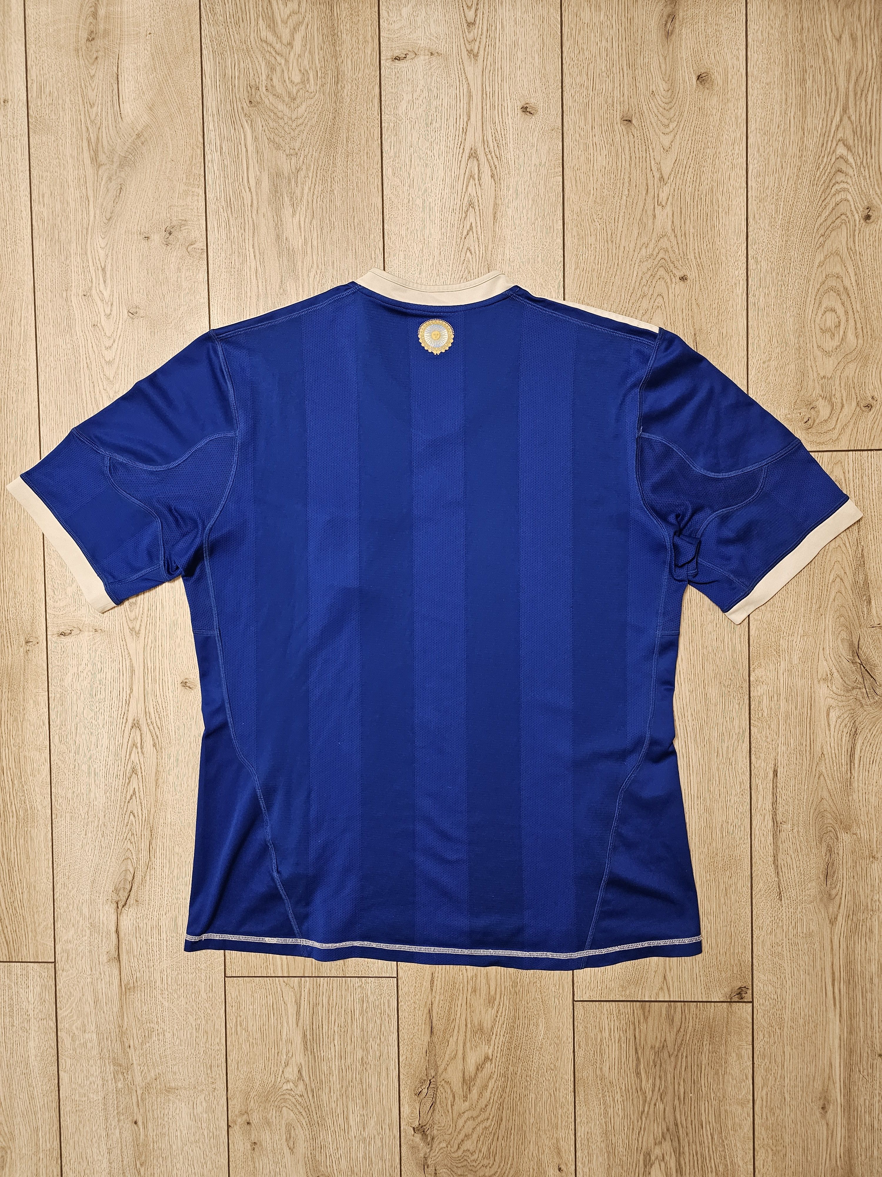 Adidas × Vintage ARGENTINA 2009 2011 AWAY FOOTBALL SHIRT SOCCER JERSEY Size US L / EU 52-54 / 3 - 2 Thumbnail
