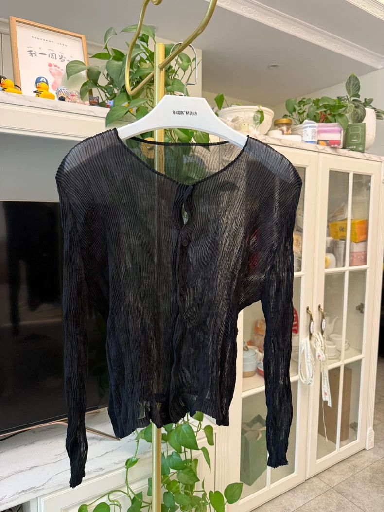 issey miyake size:one size Wicker cardigan
