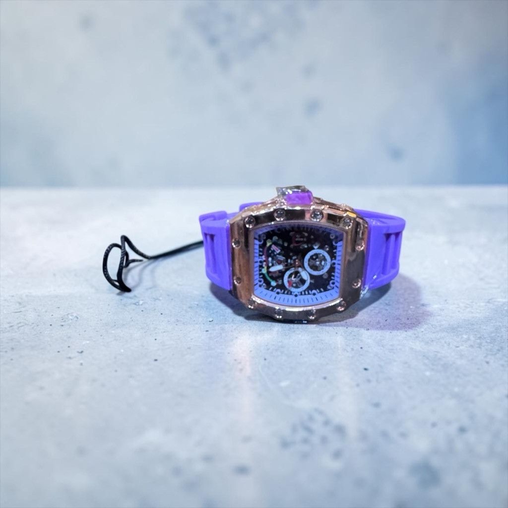 The Unbranded Brand AJ Couture Tonneau Quartz Watch NWT Size ONE SIZE - 3 Thumbnail