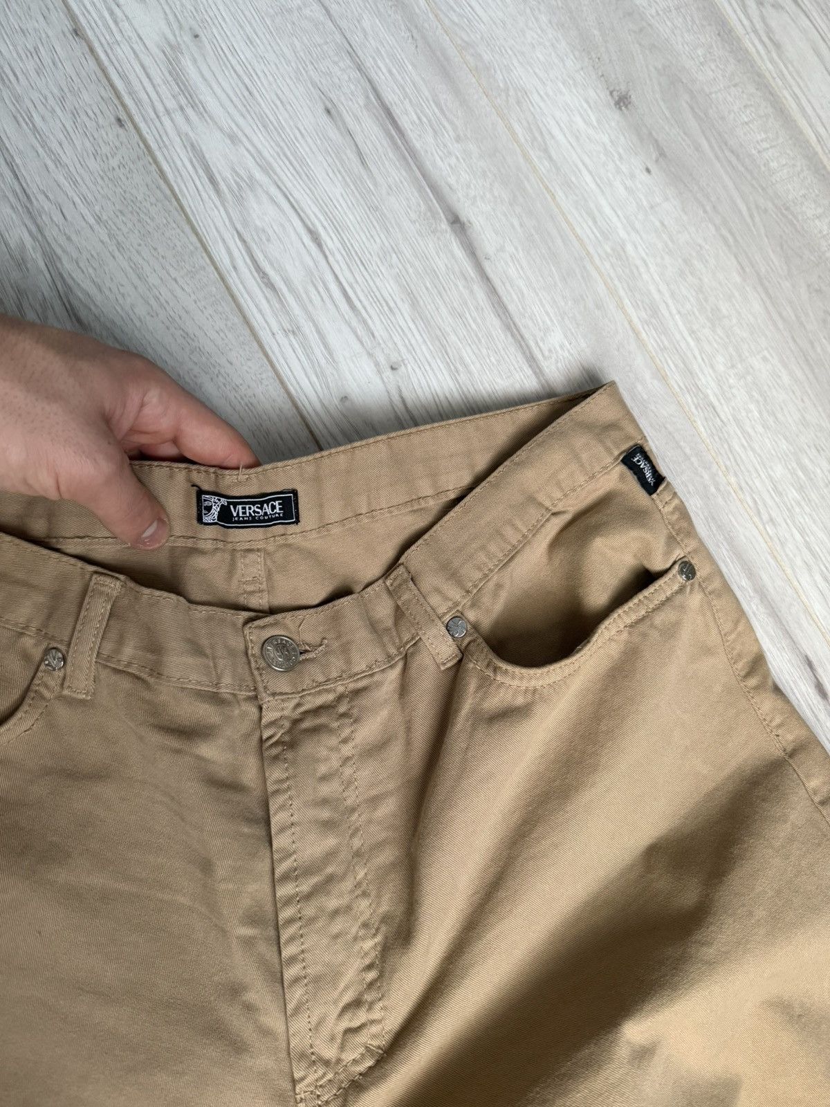 Versace × Vintage Vintage Versace Baggy Pants Size US 36 / EU 52 - 3 Thumbnail