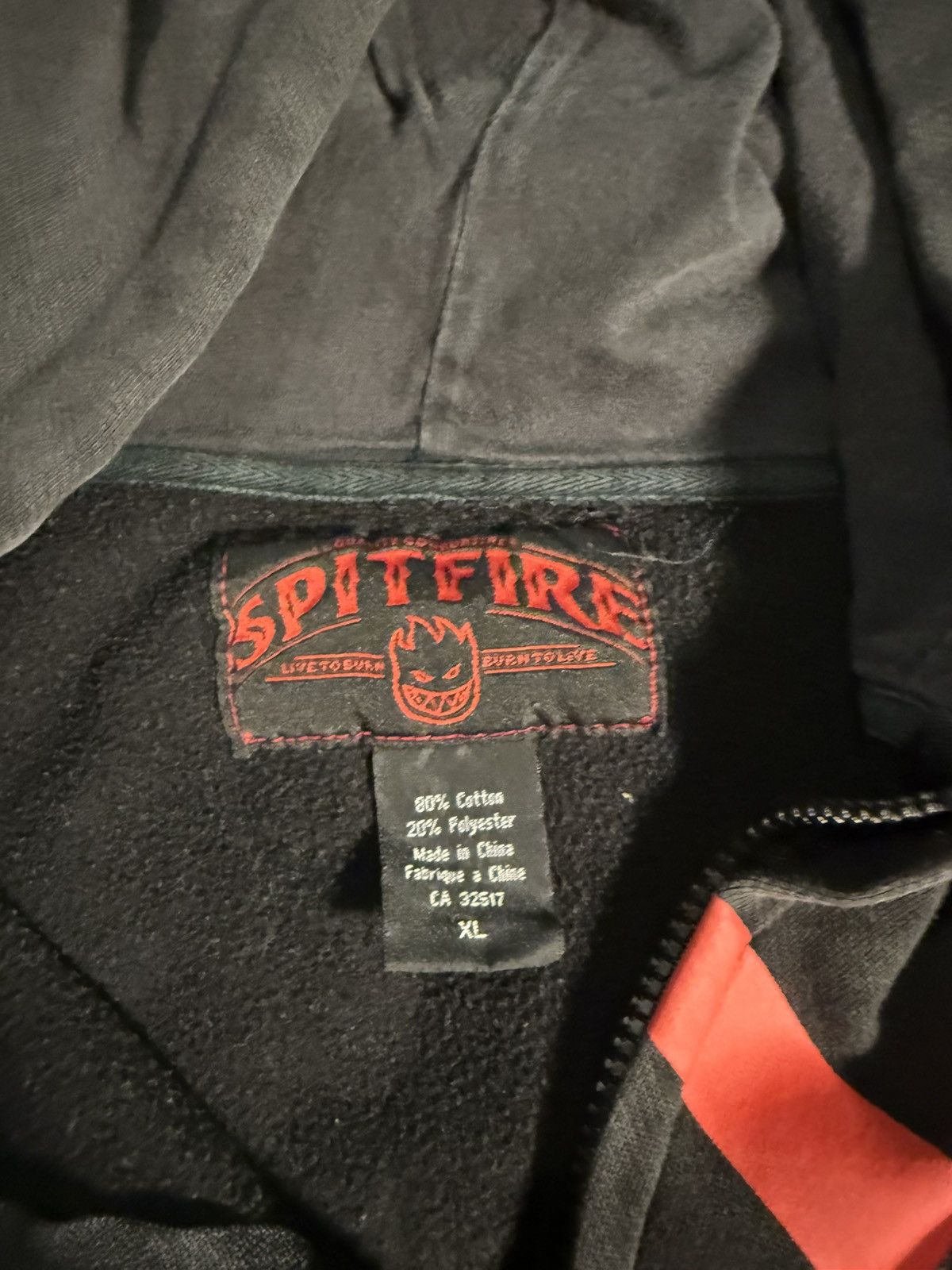 Spitfire Vintage Spitfire Zip-Up Hoodie Size US XL / EU 56 / 4 - 2 Thumbnail