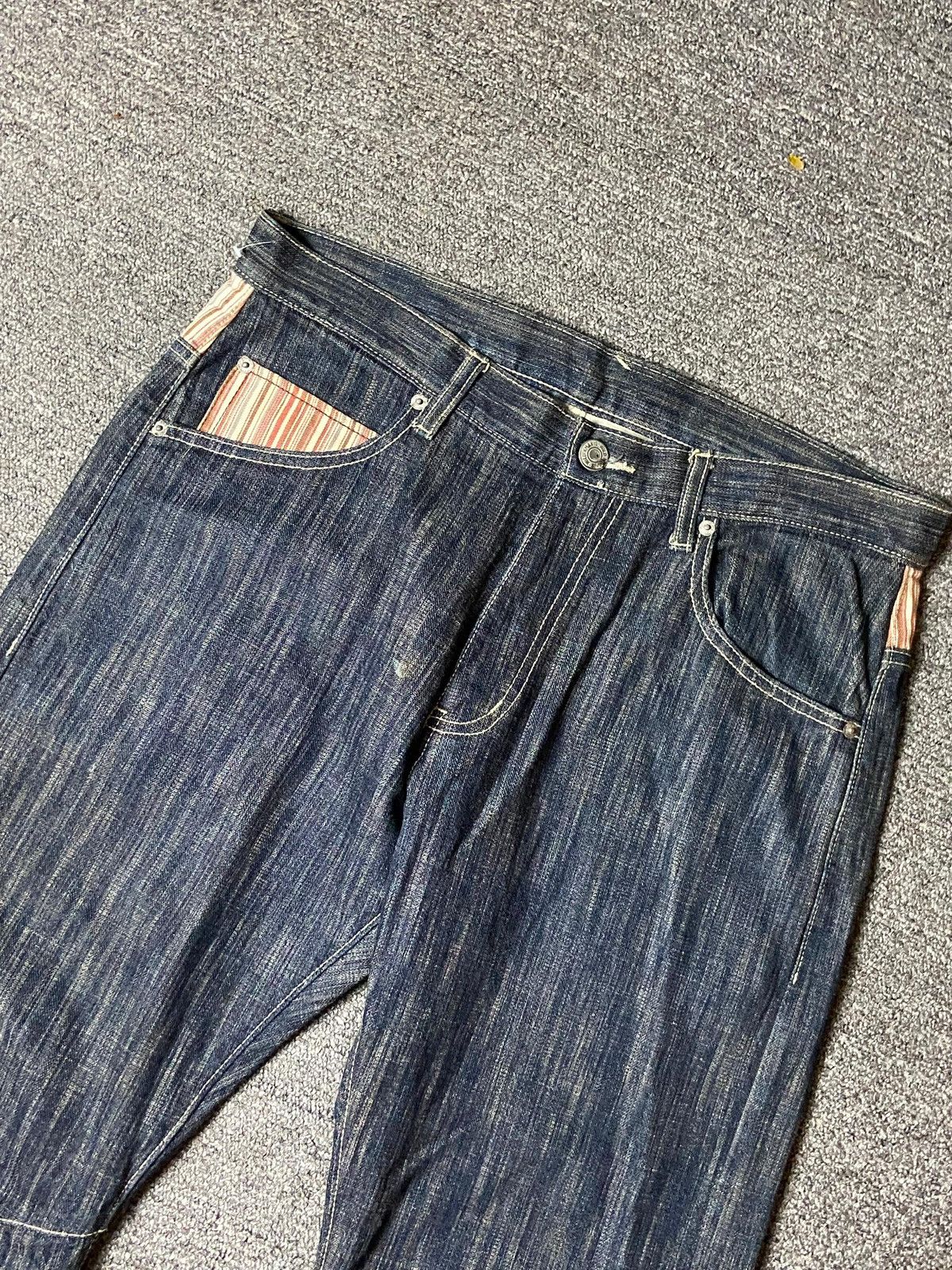 Fashion Victim × Japanese Brand × Vintage Vintage STARE Japanese Brand Distressed Denim Jeans (122) Size US 35 - 10 Thumbnail