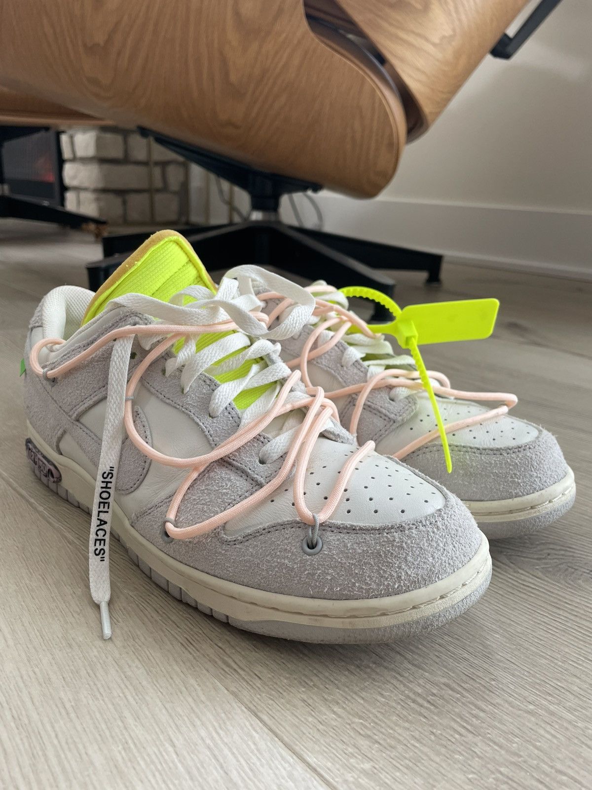Nike × Off-White Nike X OFF-WHITE Dunk Lot 12 Size US 10 / EU 43 - 4 Thumbnail