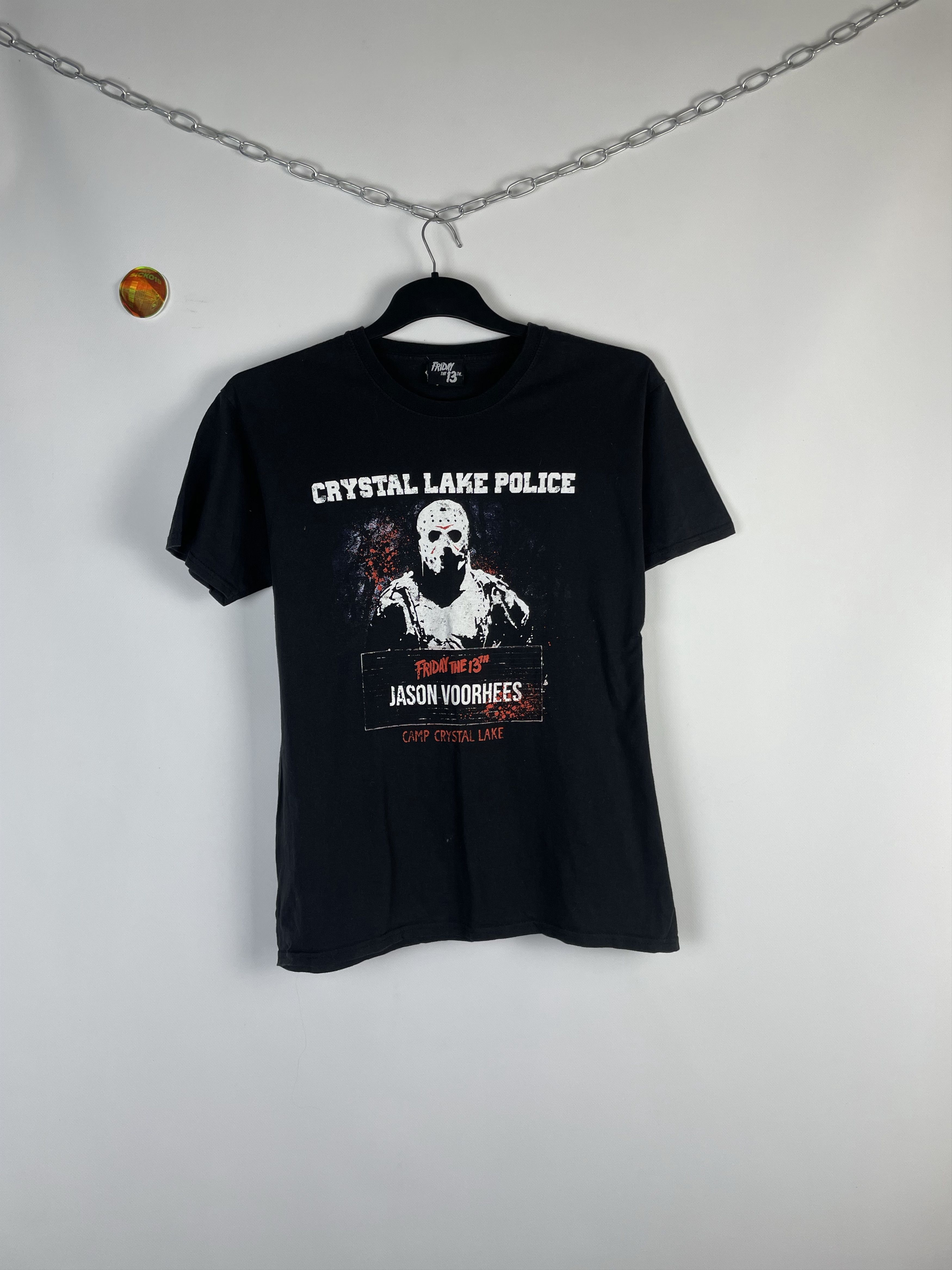 Band Tees Vintage Y2K FRIDAY THE 13 Face Blood DEAD Creepy Horror Tee Size US M / EU 48-50 / 2 - 1 Thumbnail