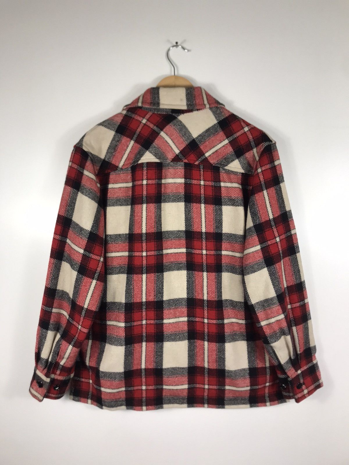 Japanese Brand × Vintage ⚡️Vintage Excel Wool Flannel Chore Shirt Jacket Size US M / EU 48-50 / 2 - 15 Thumbnail