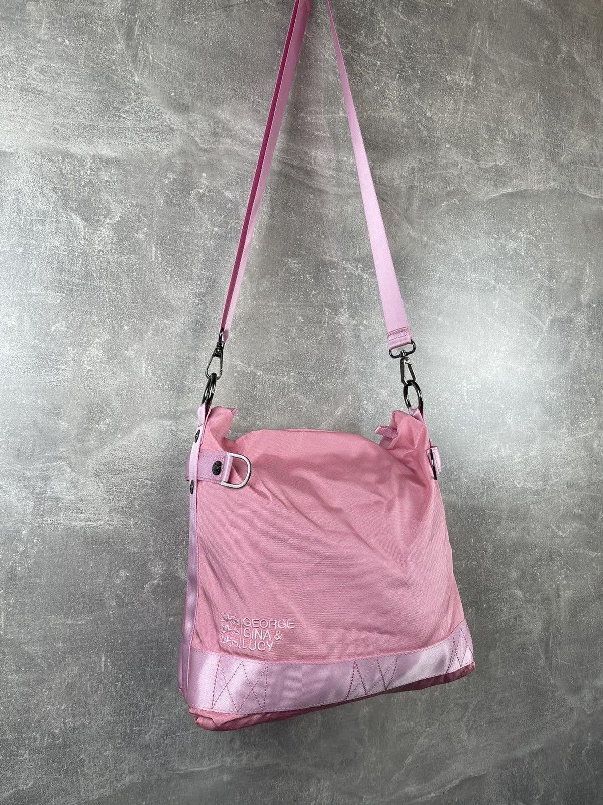 George Gina & Lucy George Gina & Lucy 100 PEACHES Nylon Crossbody Bag Pink Size ONE SIZE - 4 Thumbnail