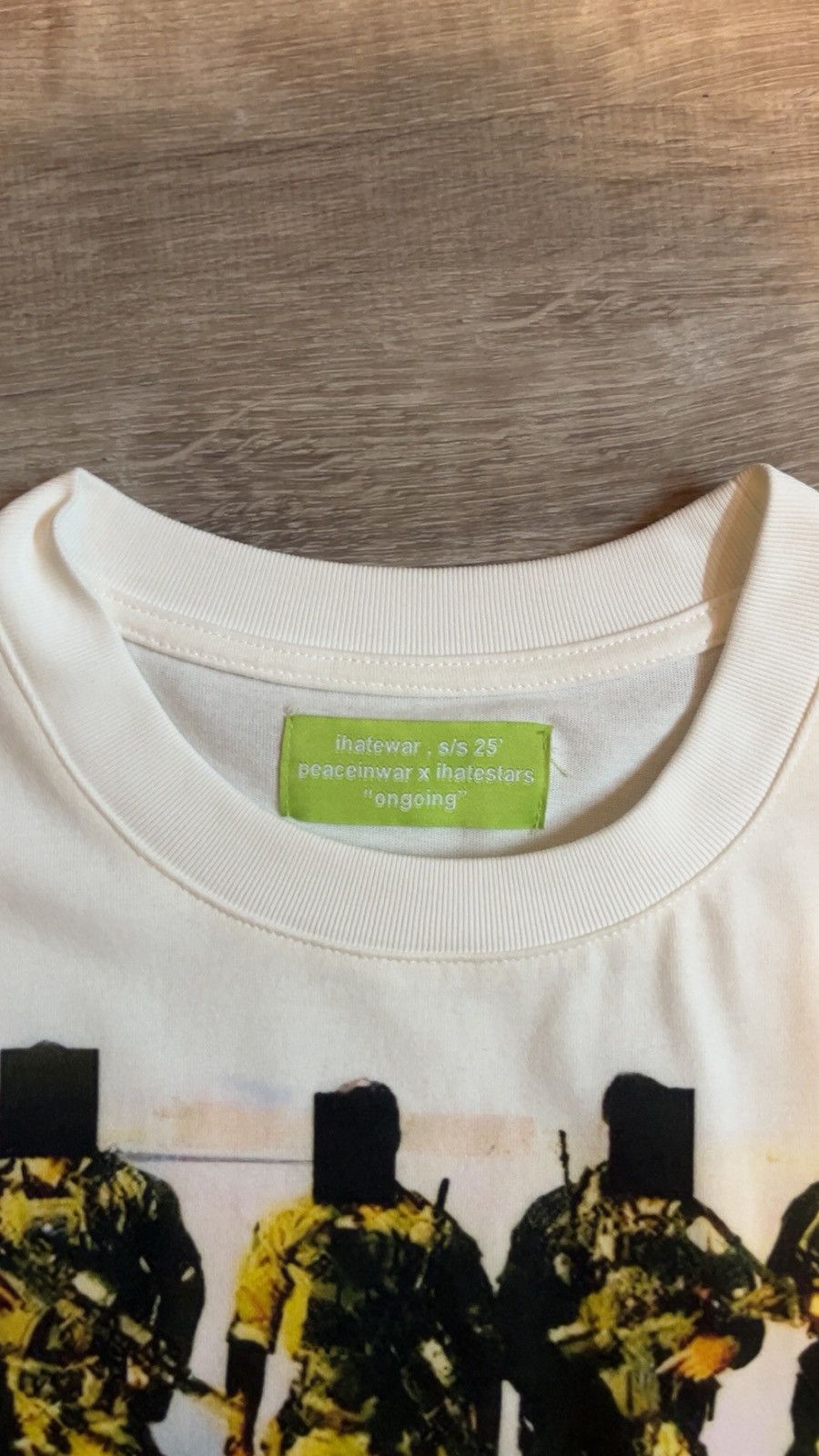 Ihatestars X Peaceinwar “military sniper” tee