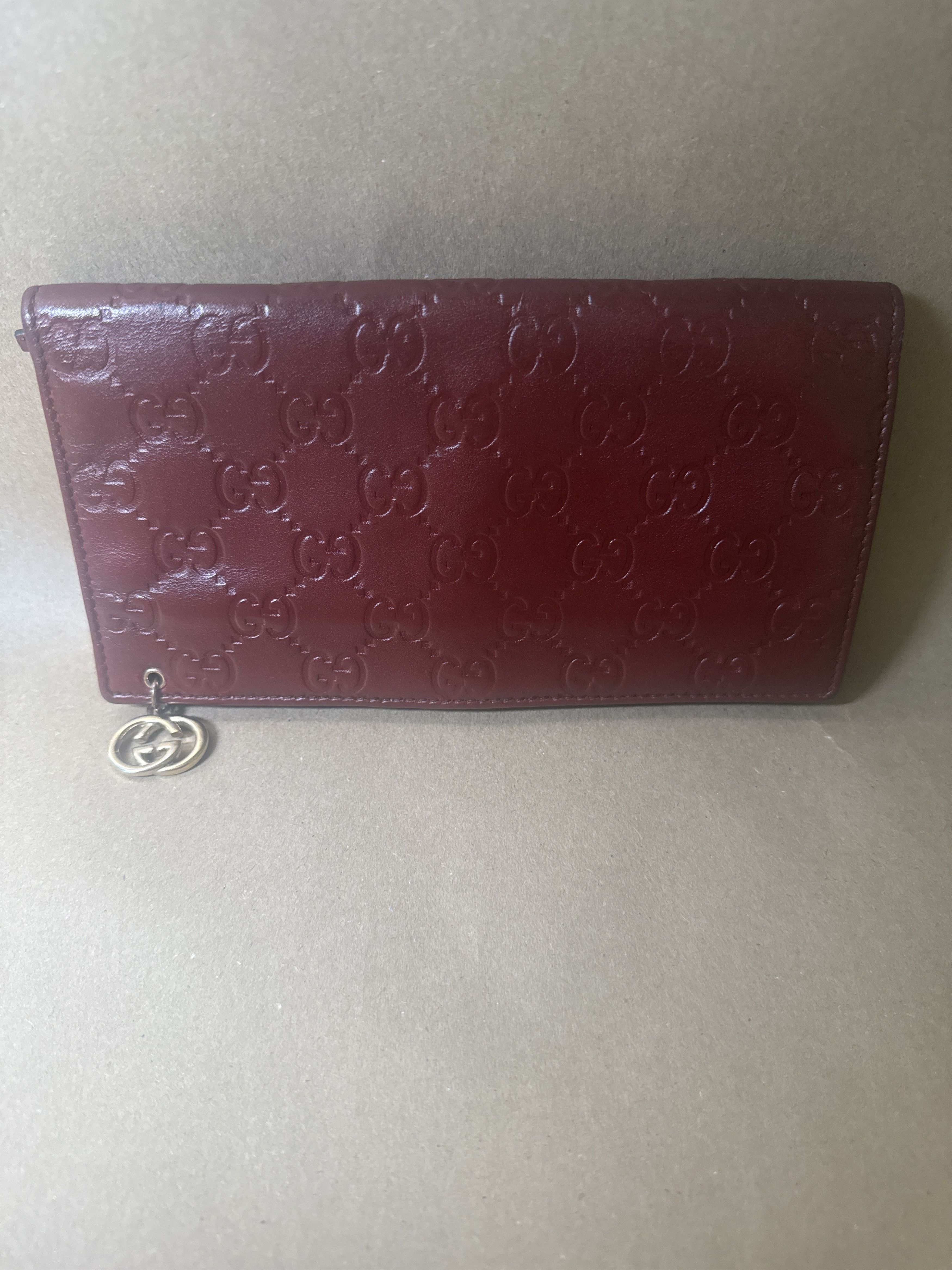 Gucci Pre-Owned GUCCI GG Shima Line Wallet Flap Long Leather in R Size ONE SIZE - 8 Thumbnail