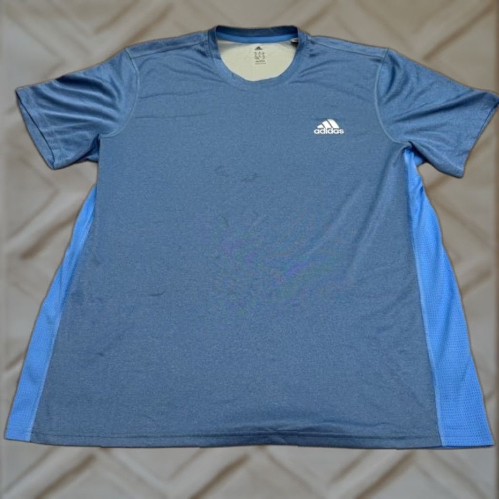 Adidas Adidas Climacool Active T-Shirt Men 2XL Blue Short Sleeve Crew Neck Athletic Tee Size US XXL / EU 58 / 5 - 1 Thumbnail