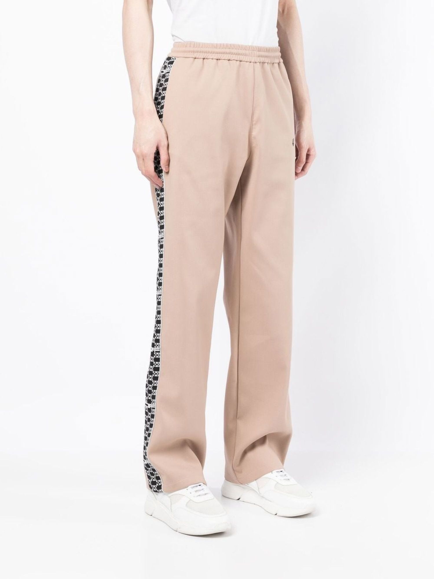 Off-White o1gr1nt1124 Monogram Band Trackpant in Camel Size US 30 / EU 46 - 3 Thumbnail