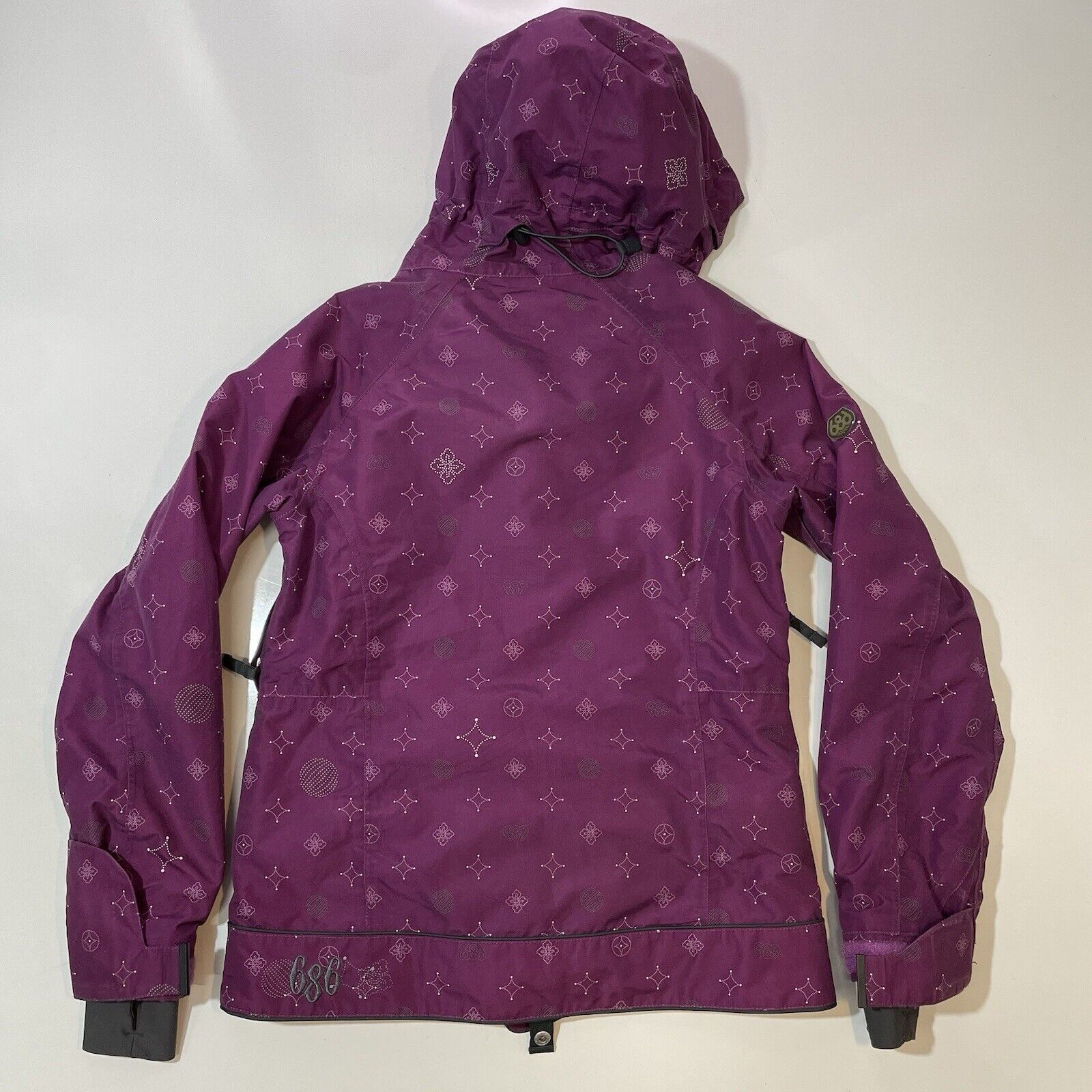 686 686 Athena Snowboard Ski Winter Jacket Plum Geometric XS Size XS / US 0-2 / IT 36-38 - 9 Thumbnail
