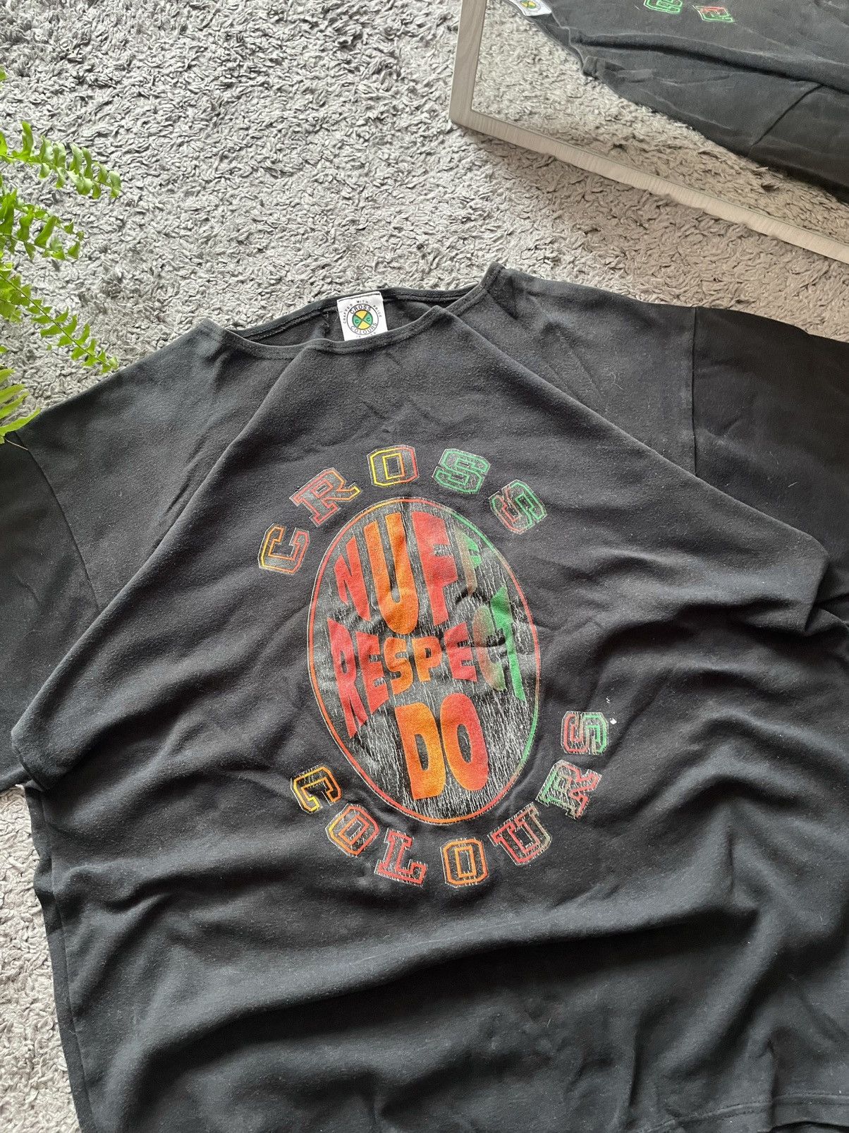 Cross Colours × Vintage 90s Cross Colours T-Shirt Streetwear Vintage Logo Rare Y2k Size US XL / EU 56 / 4 - 3 Thumbnail