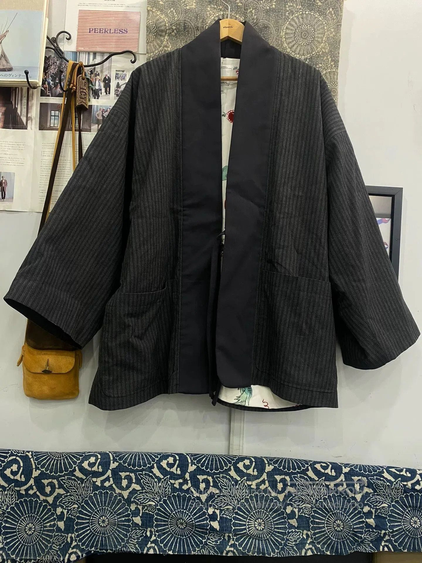 Visvim visvim kiyari jkt santome silk wool jacket. Size US S / EU 44-46 / 1 - 1 Thumbnail
