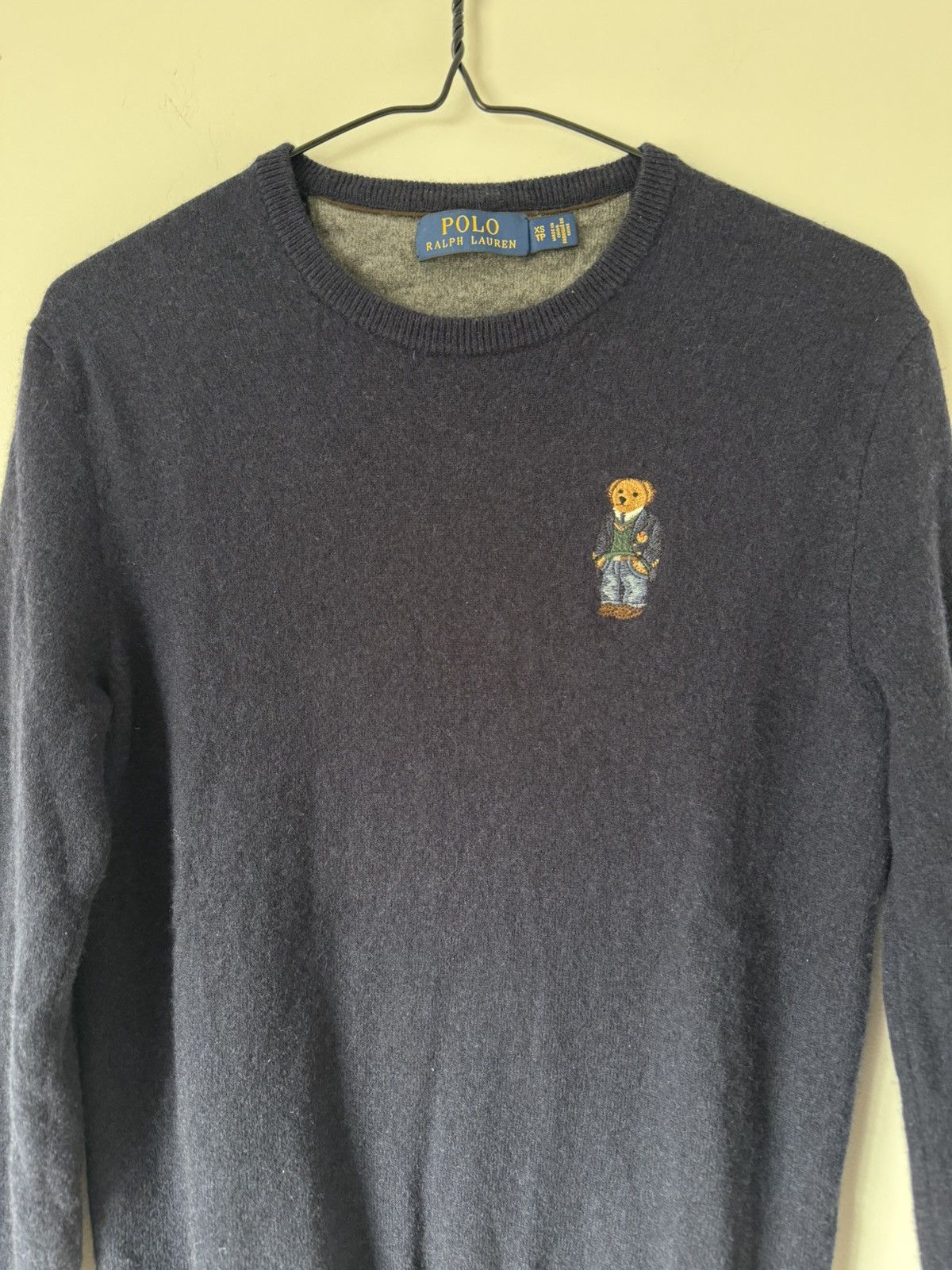 Ralph Lauren Ralph Lauren navy blue bear jumper Size S / US 4 / IT 40 - 2 Thumbnail
