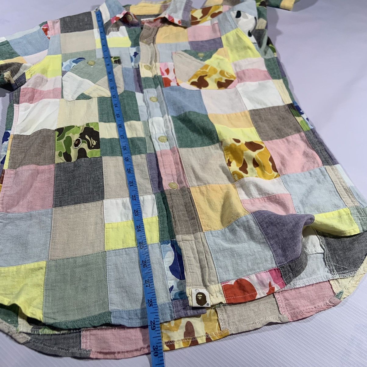 Bape × Nigo Patchwork Button Up Shirt Size US M / EU 48-50 / 2 - 11 Thumbnail