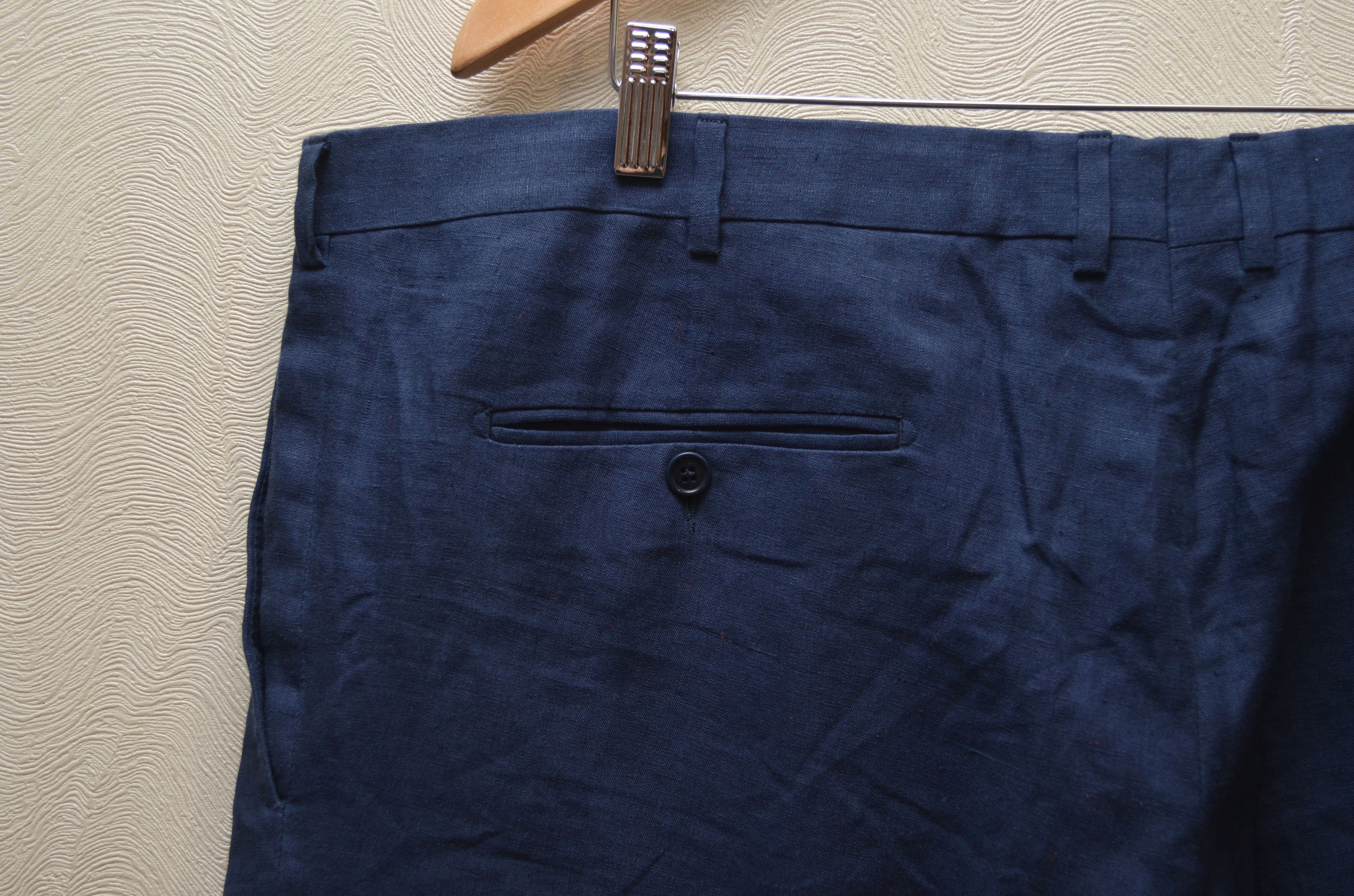 Ermenegildo Zegna × Z Zegna Ermenegildo Zegna Su Misura 100% Linen Pants Size W40 L32 Size US 44 / EU 60 - 6 Thumbnail