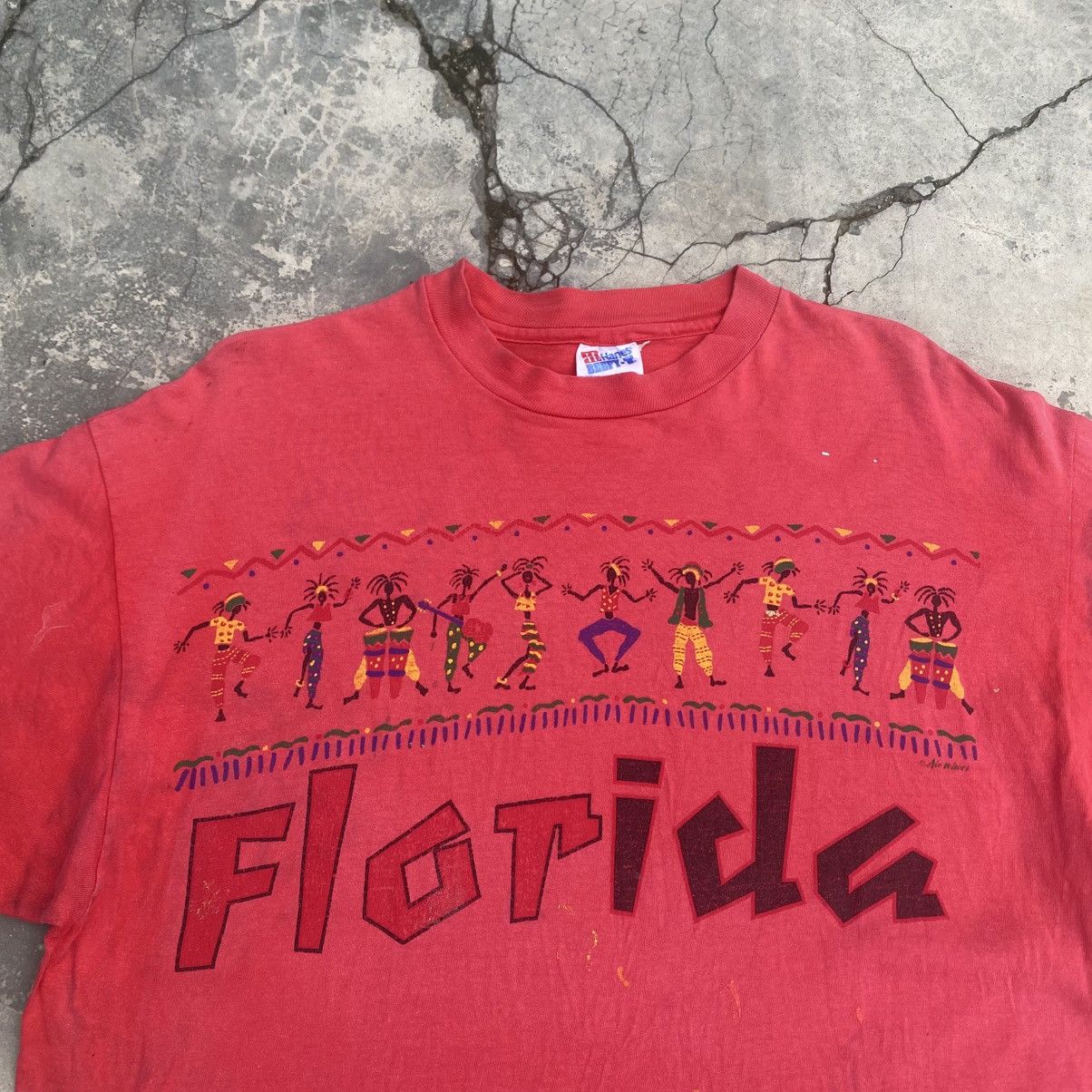 Bob Marley 1990s Rasta Florida distressed tee Size US XL / EU 56 / 4 - 1 Thumbnail