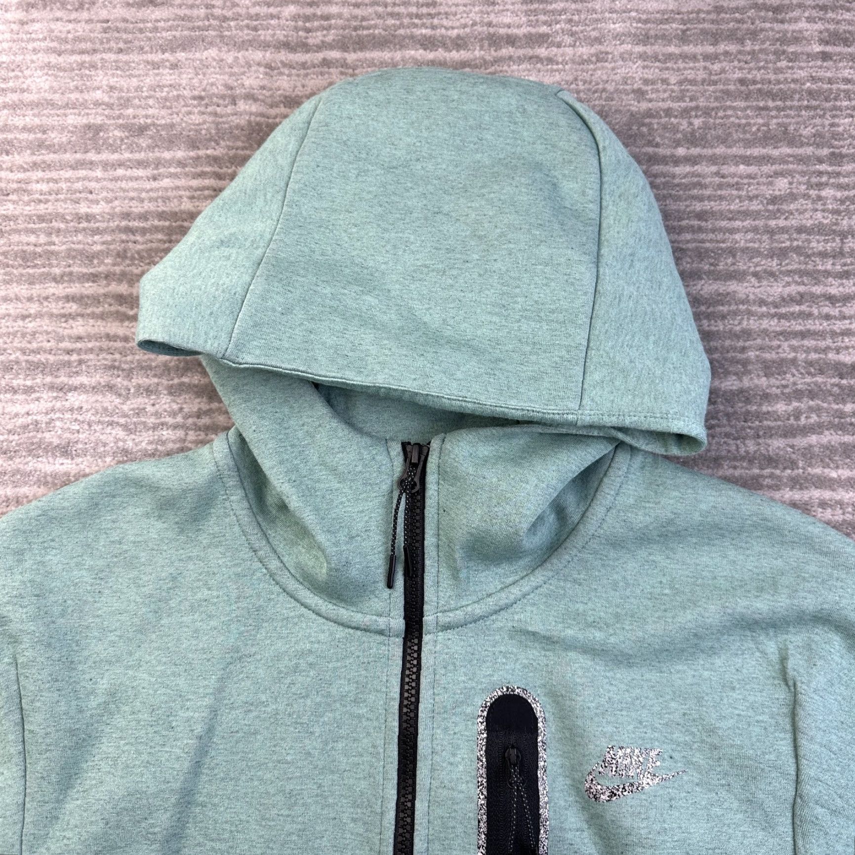 Nike Nike Tech Fleece Jacket Mens XS Green Pockets Hoodie Sweatshirt Size US XS / EU 42 / 0 - 3 Thumbnail