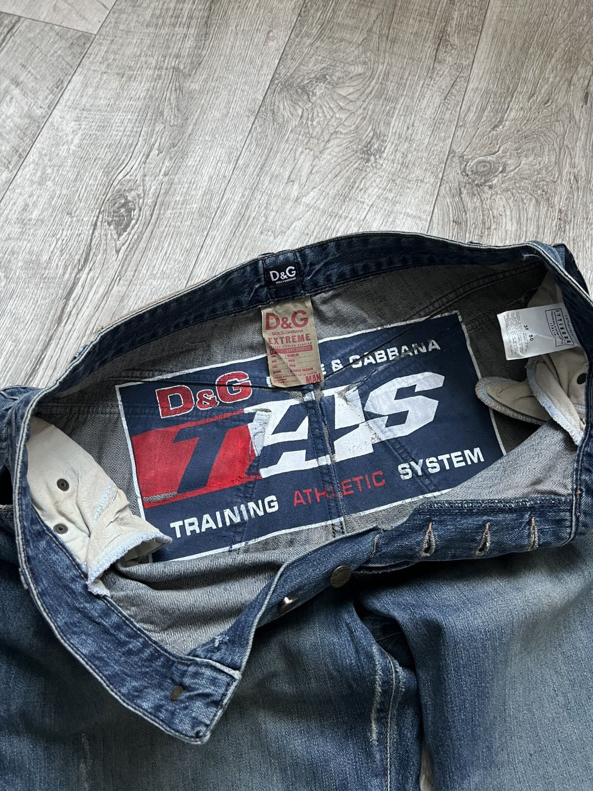 Dolce & Gabbana Archive Dolce Gabbana Big Logo Baggy Jeans TAS Hysteric Size US 36 / EU 52 - 15 Thumbnail