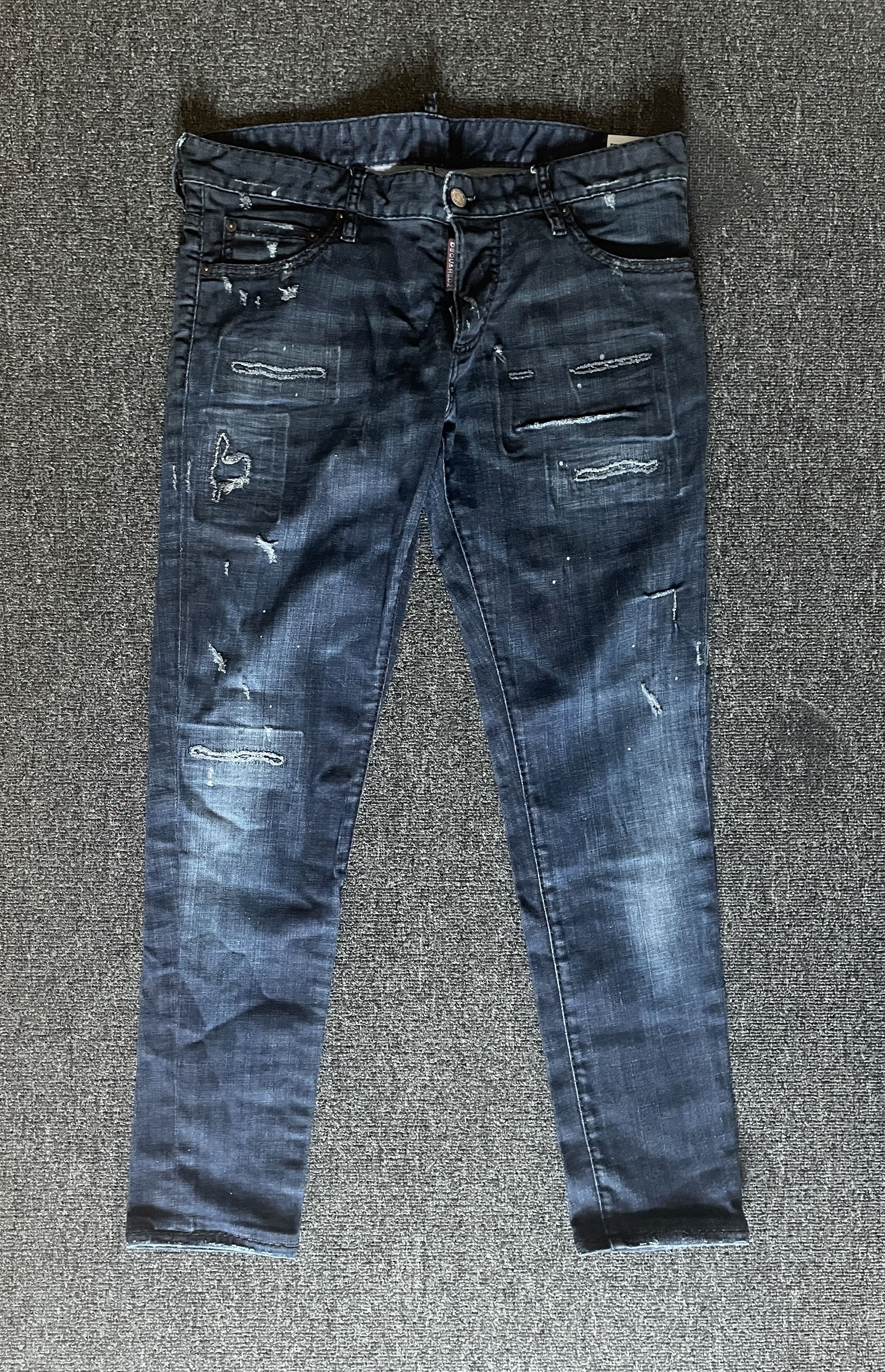 Dsquared2 DSQUARED2 designer slim fit knife cut jeans size 50/34 Size US 34 / EU 50 - 2 Thumbnail