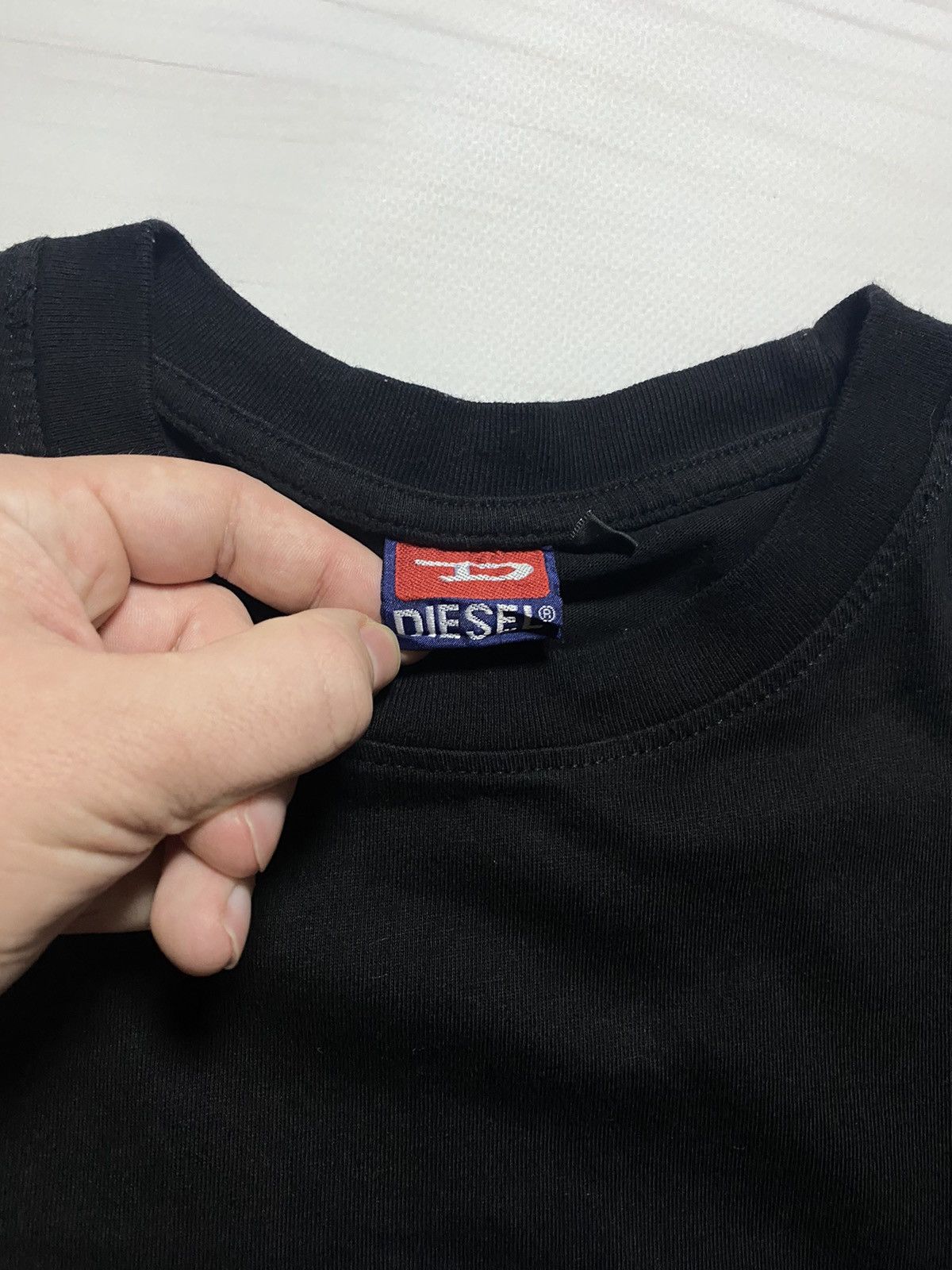 Diesel Vintage Diesel Big Logo faded y2k t shirt Japanes Size US XL / EU 56 / 4 - 3 Thumbnail