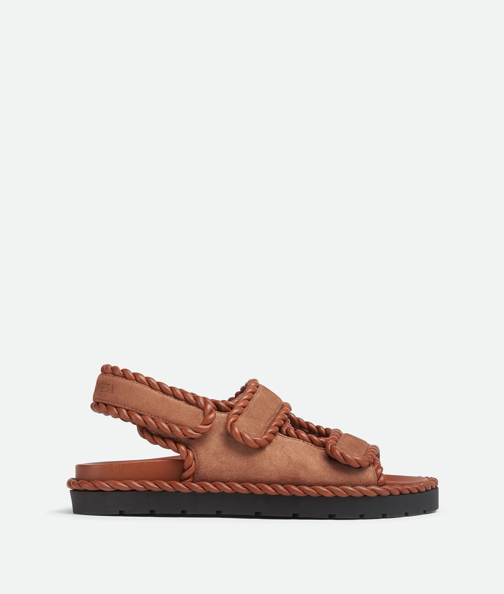 Bottega Veneta o1bcso1str0725 Jack Flat Sandals in Brown Size US 6 / IT 36 - 1 Thumbnail