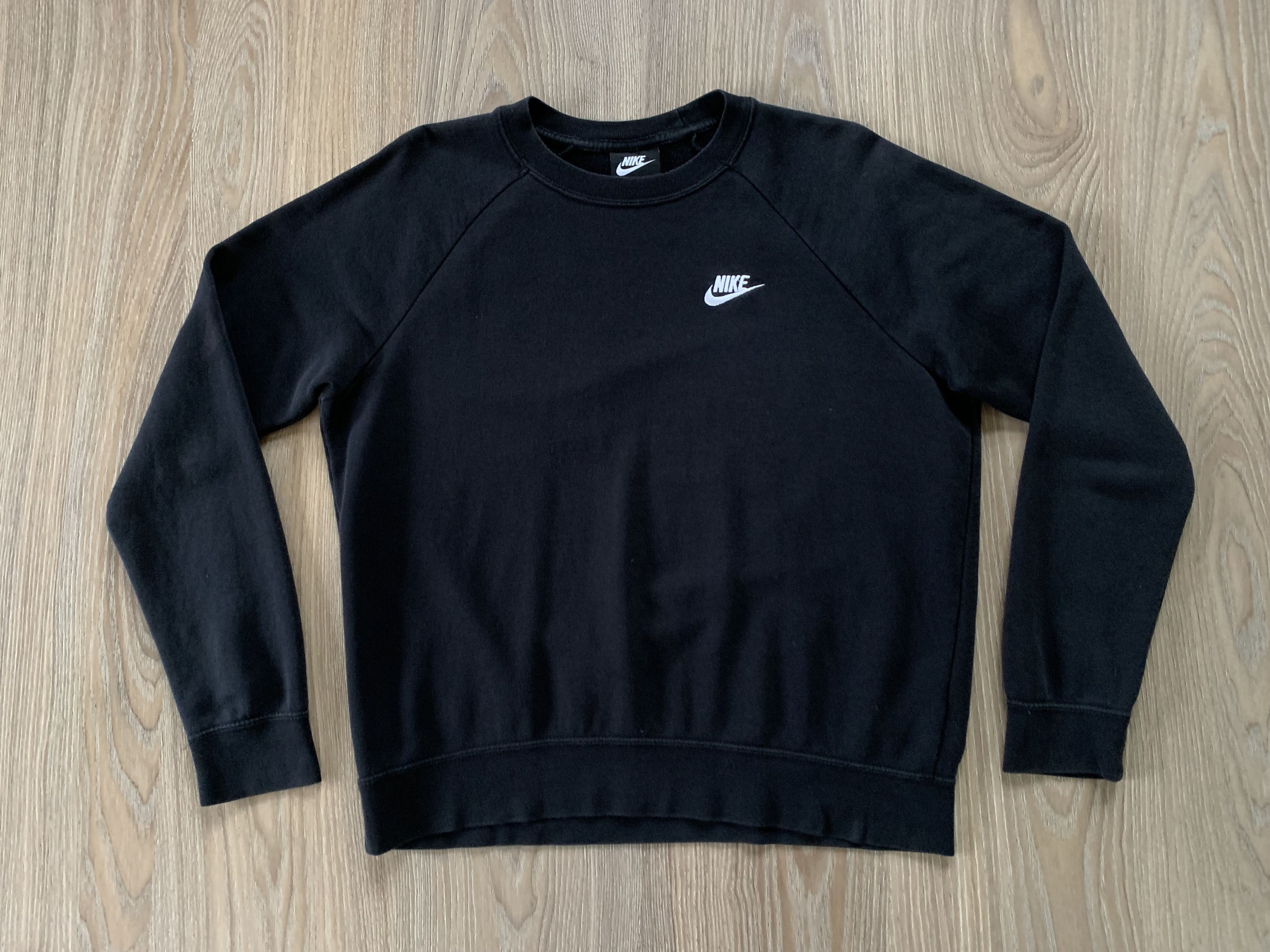 Nike Nike Black Cotton Sweatshirt Size US S / EU 44-46 / 1 - 3 Thumbnail