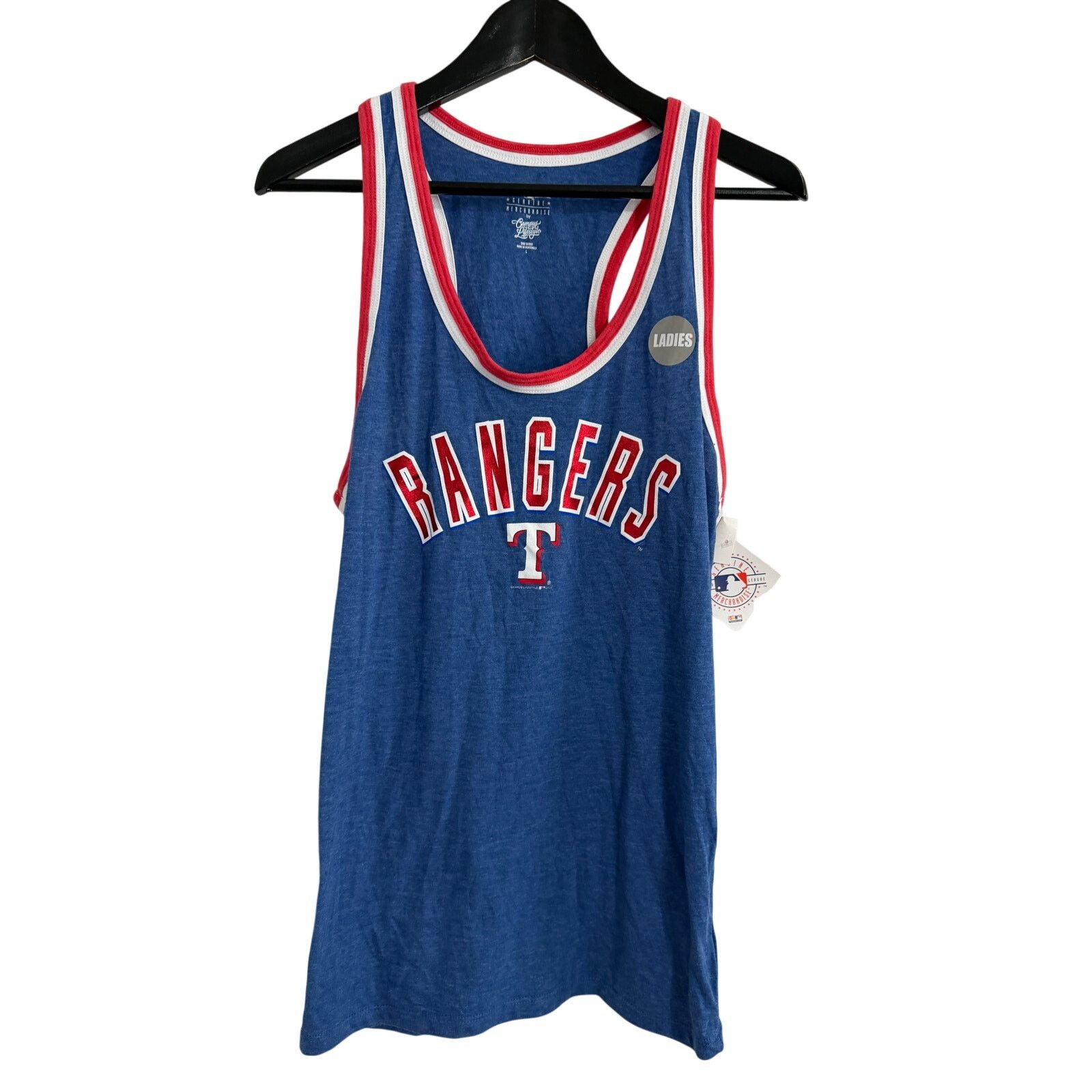 MLB NWT Texas Rangers Women's Tank Top Size Large Size L / US 10 / IT 46 - 1 Thumbnail