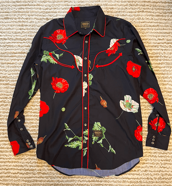 FUCT Fuct SSDD 2020 Poppy Flower Western Shirt | Grailed