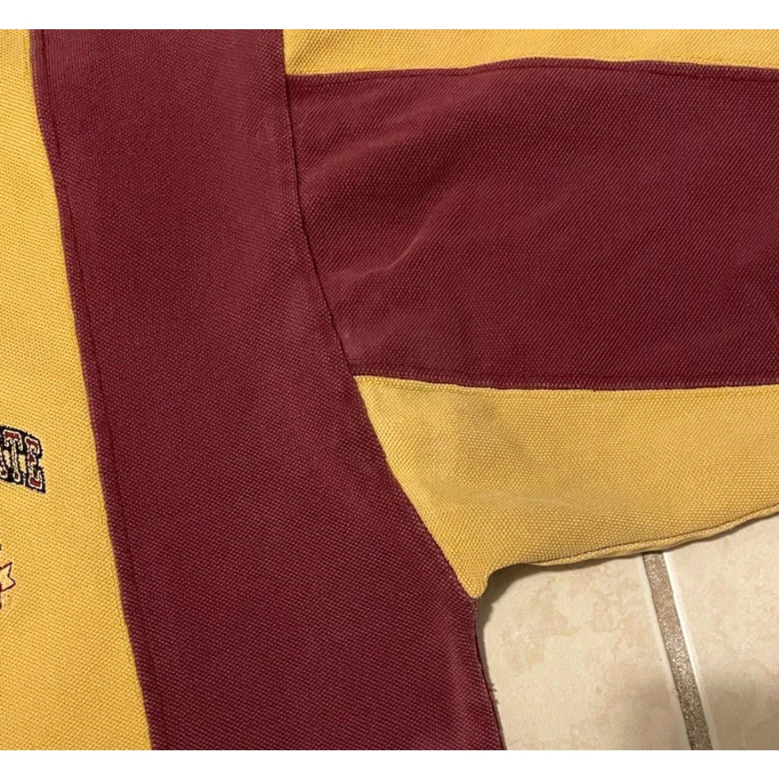 Vintage VINTAGE Florida State University Shirt L Yellow 90s Grunge College Seminoles Polo Short Sleeve Mens Size US L / EU 52-54 / 3 - 6 Thumbnail