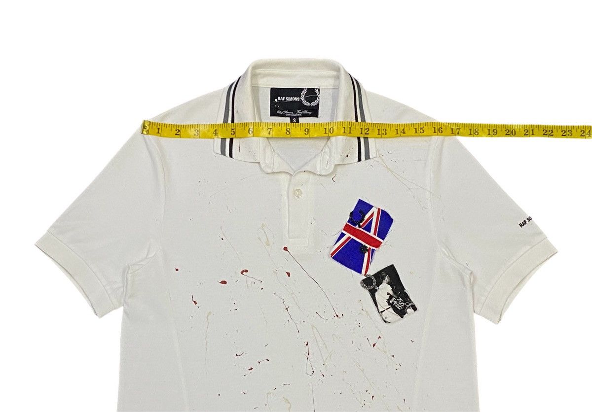 Fred Perry × Raf Simons Raf Simons x Fred Perry Anarchy Painted Polo Tee Size US S / EU 44-46 / 1 - 16 Thumbnail