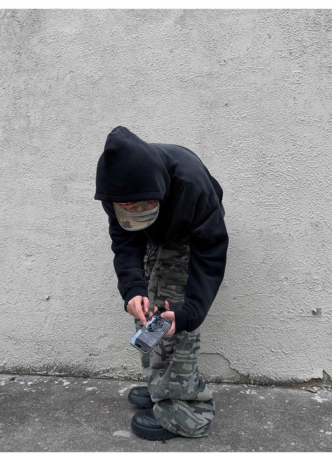 Other Black Hoodie - Comfortable Casual Wear / Cleanfit Size US M / EU 48-50 / 2 - 3 Thumbnail