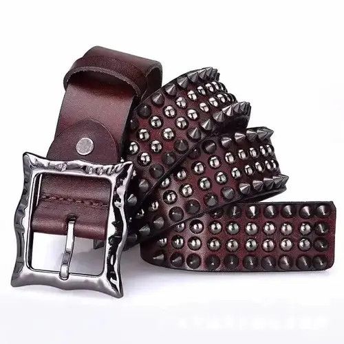 Other Men Spike Rivet Studded Belt Size ONE SIZE - 3 Thumbnail