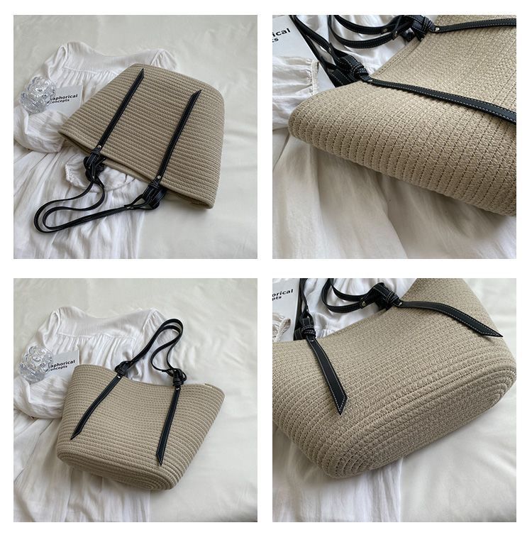 Other Large Capacity Straw Bag Size ONE SIZE - 2 Thumbnail