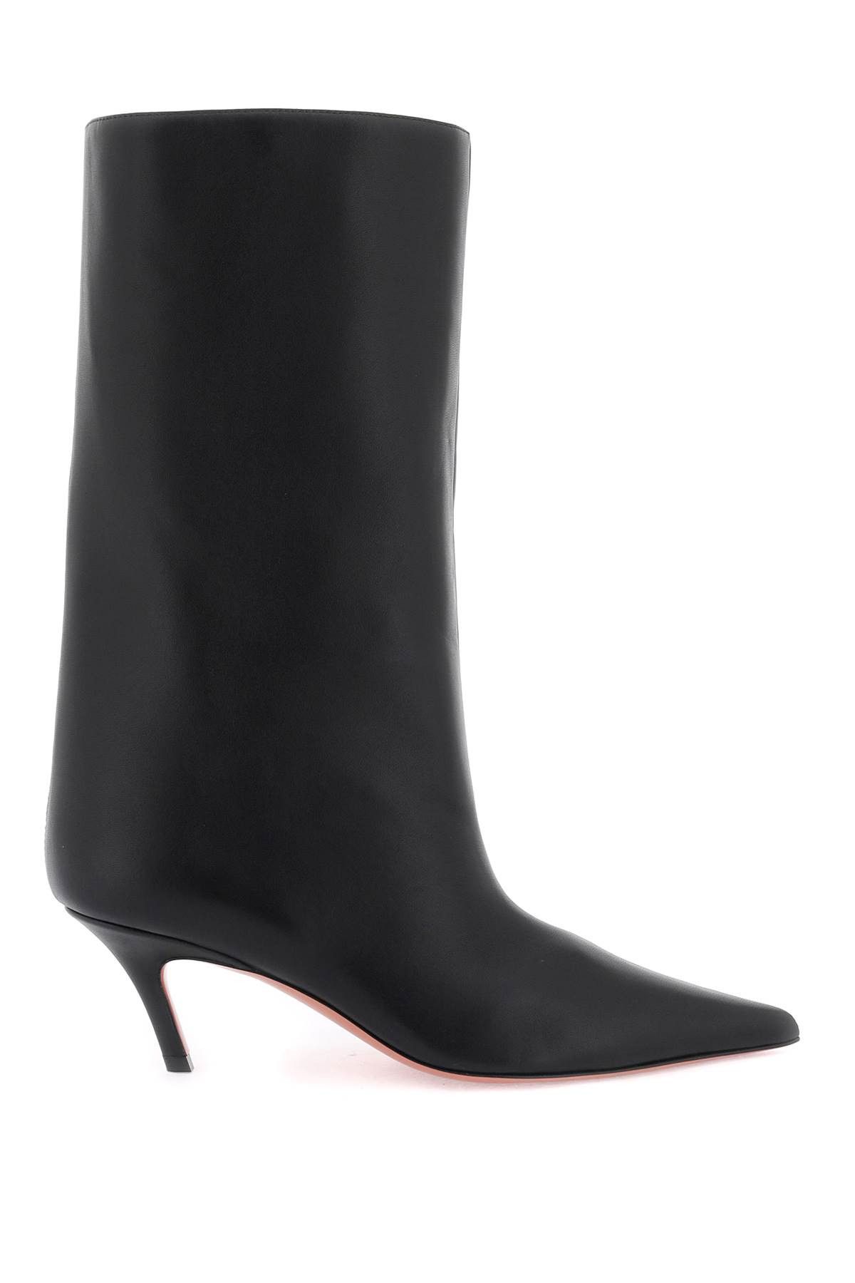 image of Amina Muaddi Fiona Boots in Black, Women's (Size 8)