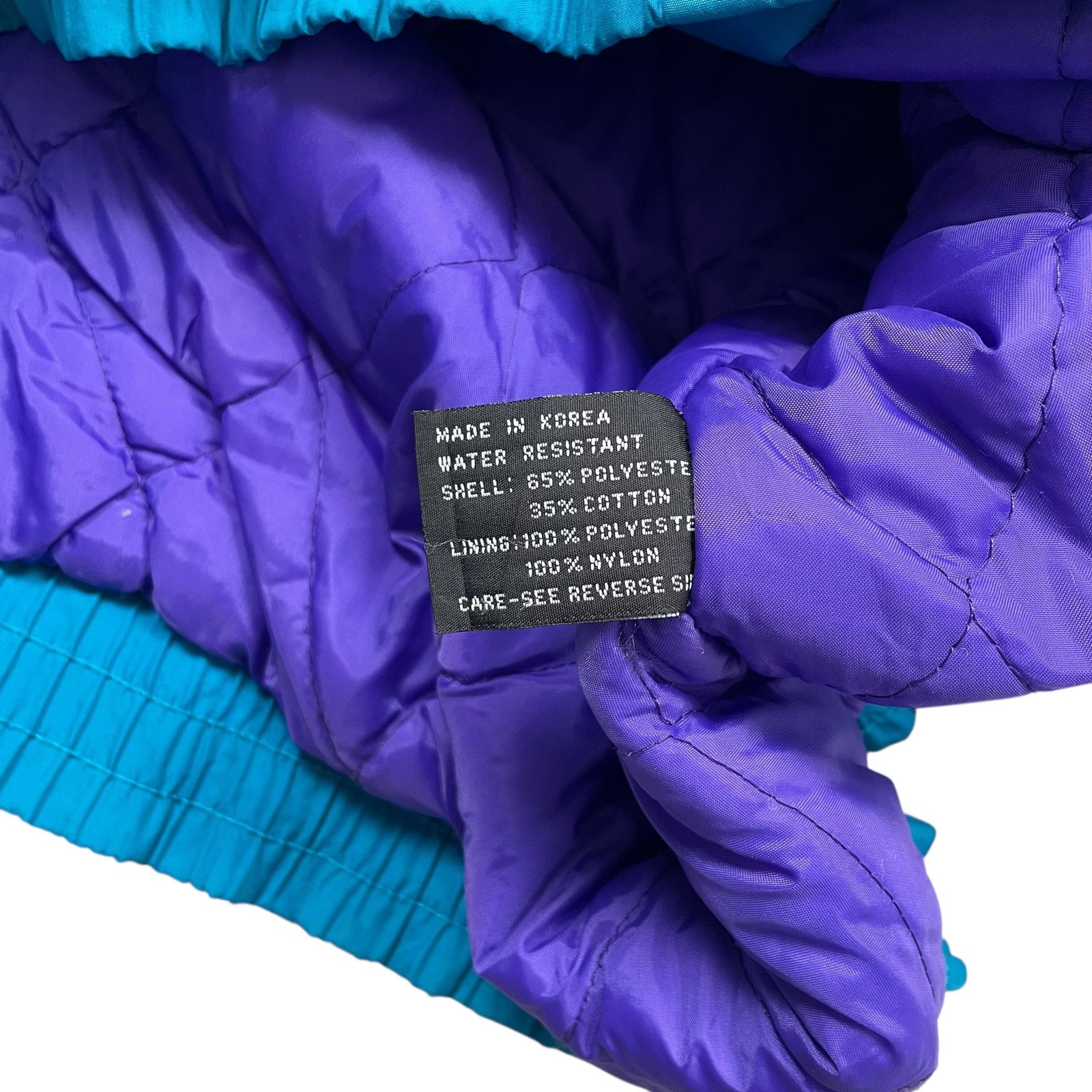 NBA VTG 90s CHARLOTTE HORNETS PRO PLAYER PUFFER JACKET SIZE L Size US L / EU 52-54 / 3 - 8 Thumbnail